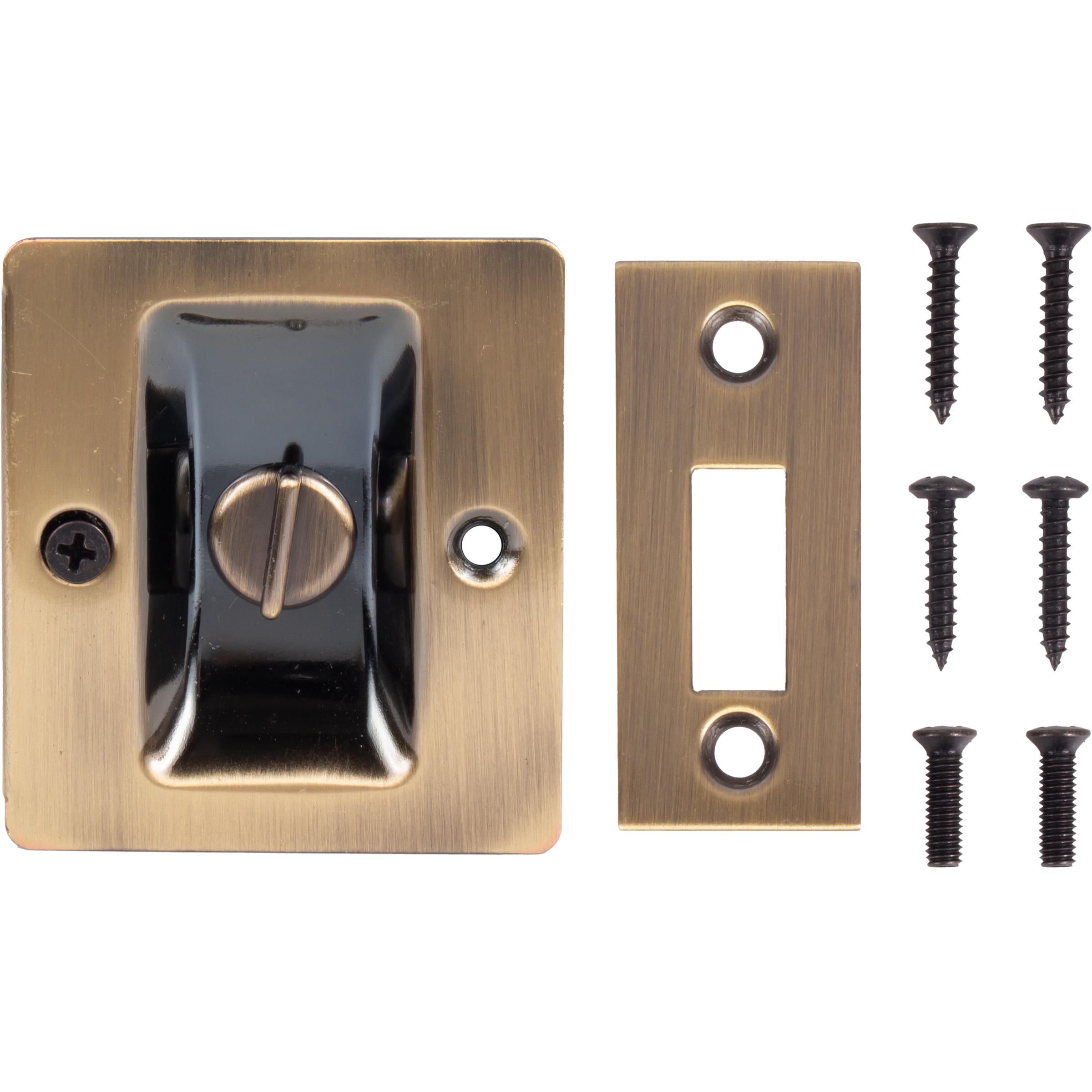 Premium Square Pocket Door Lock Privacy