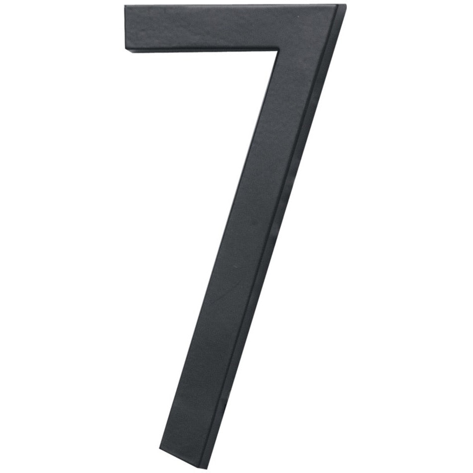 4" Floating Mount House Number - Black
