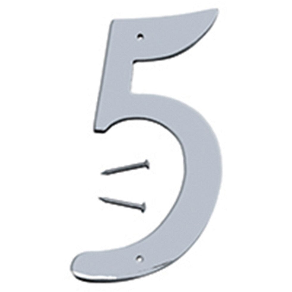 SN-40 4" Metal House Number - Satin Nickel