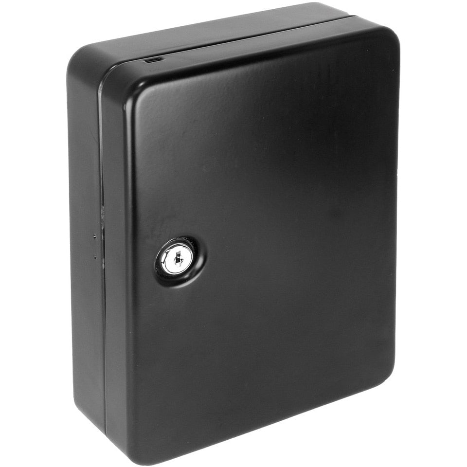 Hy-Ko KO304 Lockable Metal Key Cabinet - Black