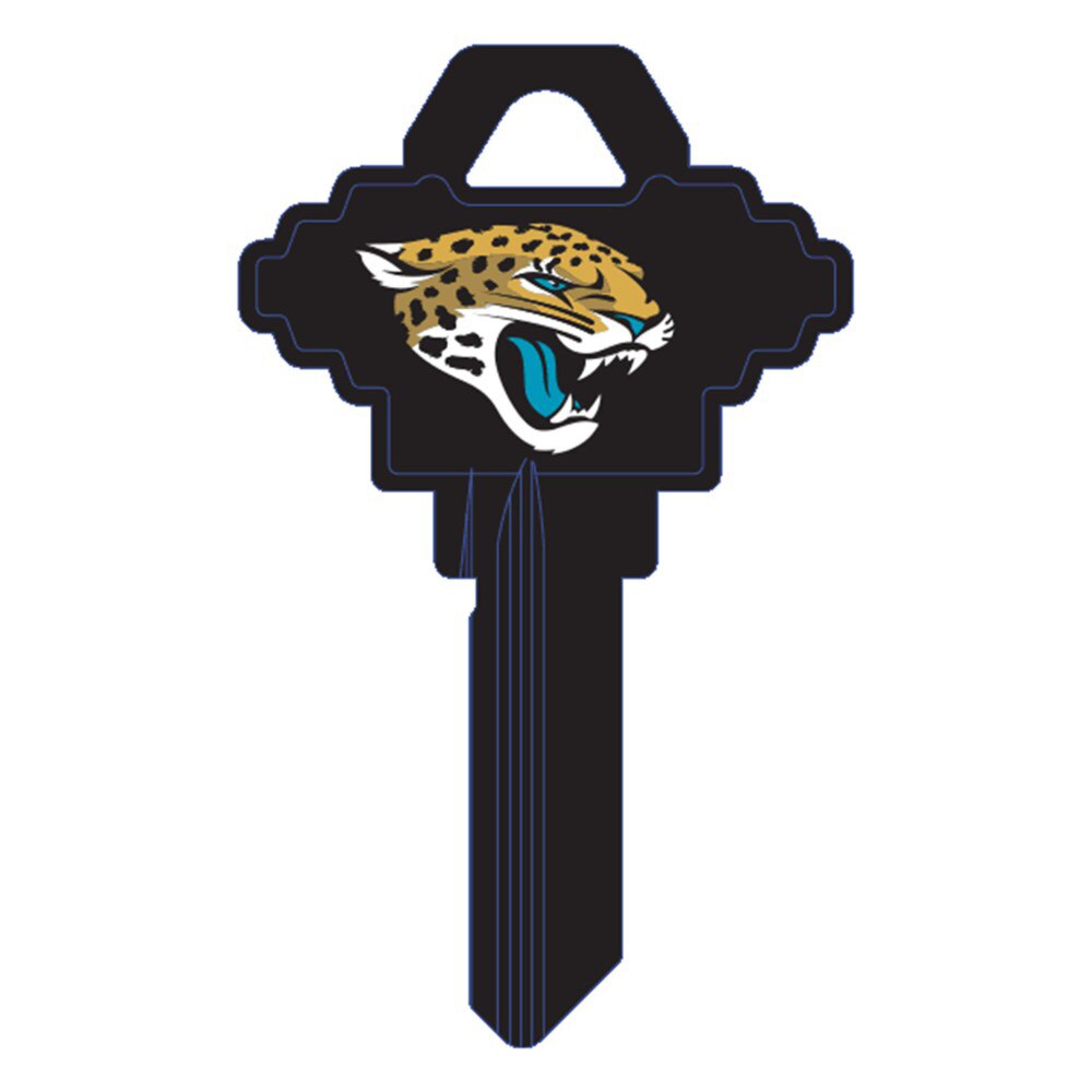 Hy-Ko FSK175H Jacksonville Jaguars Schlage SC1 Brass Key Blank