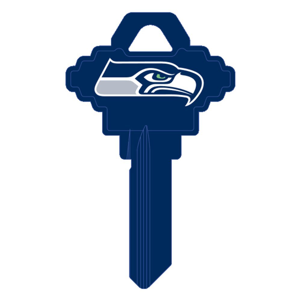Hy-Ko FSK155H Seattle Seahawks Schlage SC1 Brass Key Blank