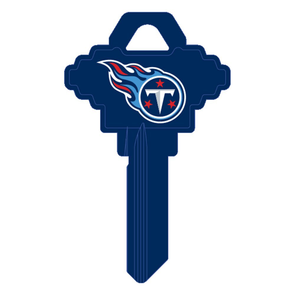 Hy-Ko FSK185H Tennessee Titans Schlage SC1 Brass Key Blank