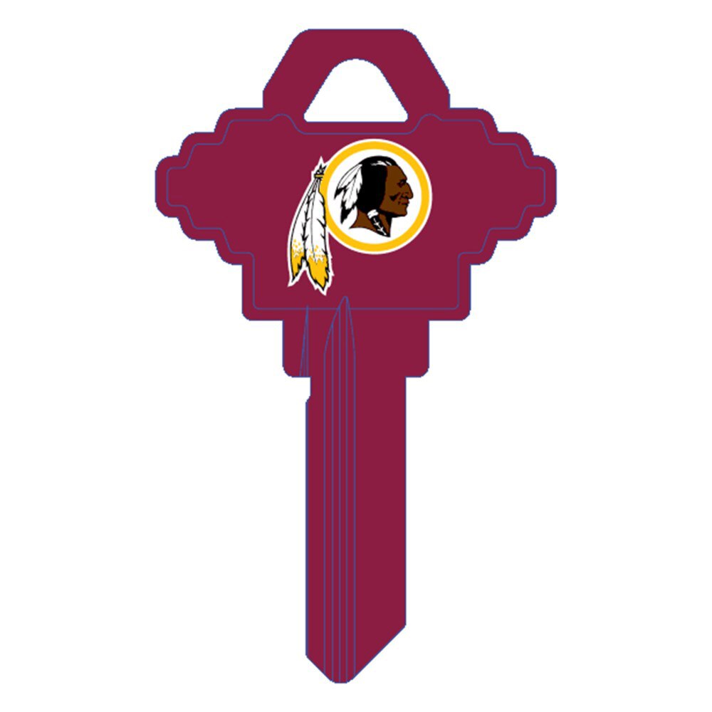 Hy-Ko FSK135H Washington Redskins Schlage SC1 Brass Key Blank
