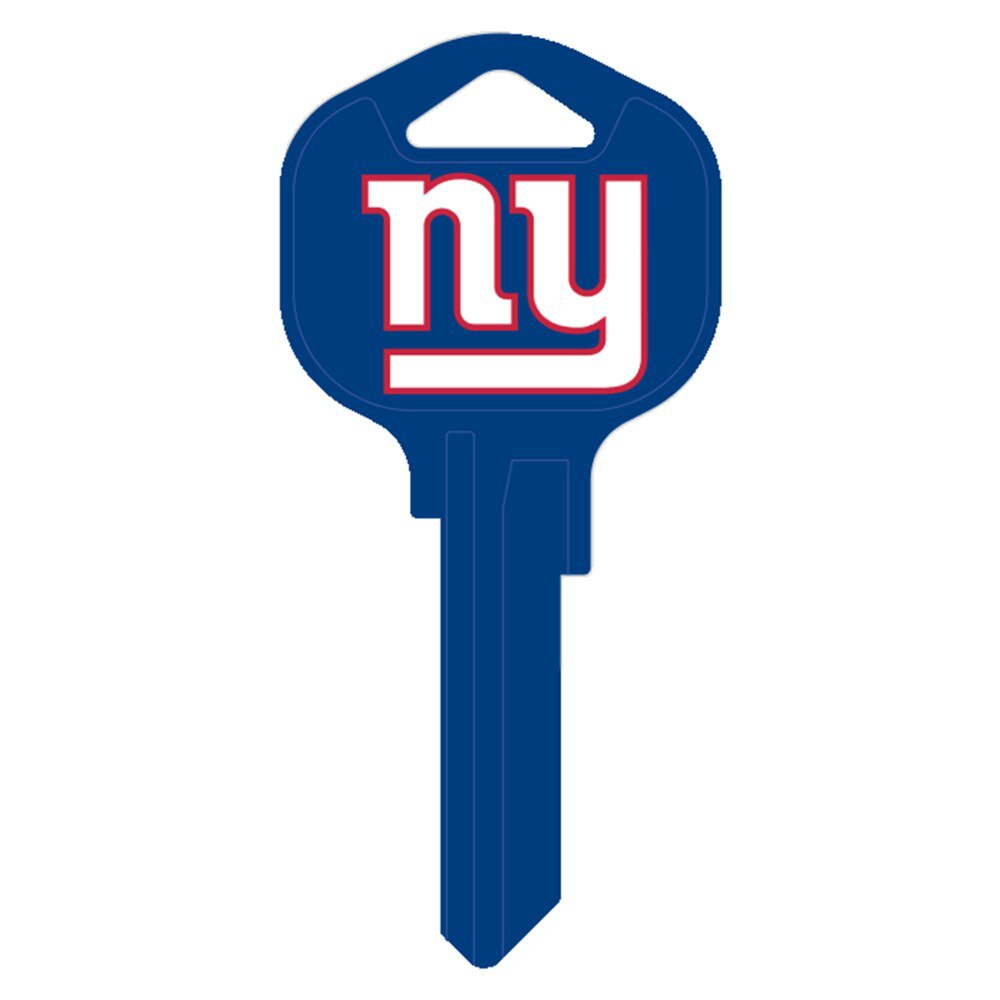 Hy-Ko FQK090H New York Giants Kwikset KW1 Brass Key Blank