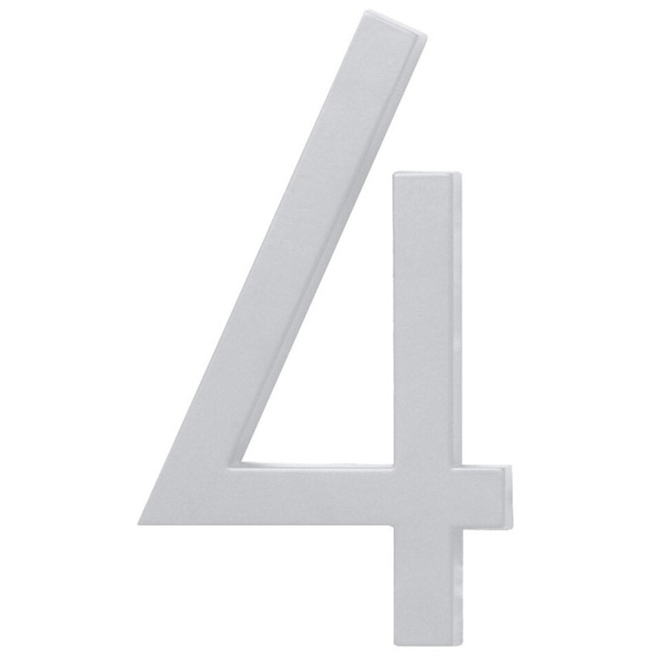 FM-6CH 6" Floating Mount House Number - Polished Chrome