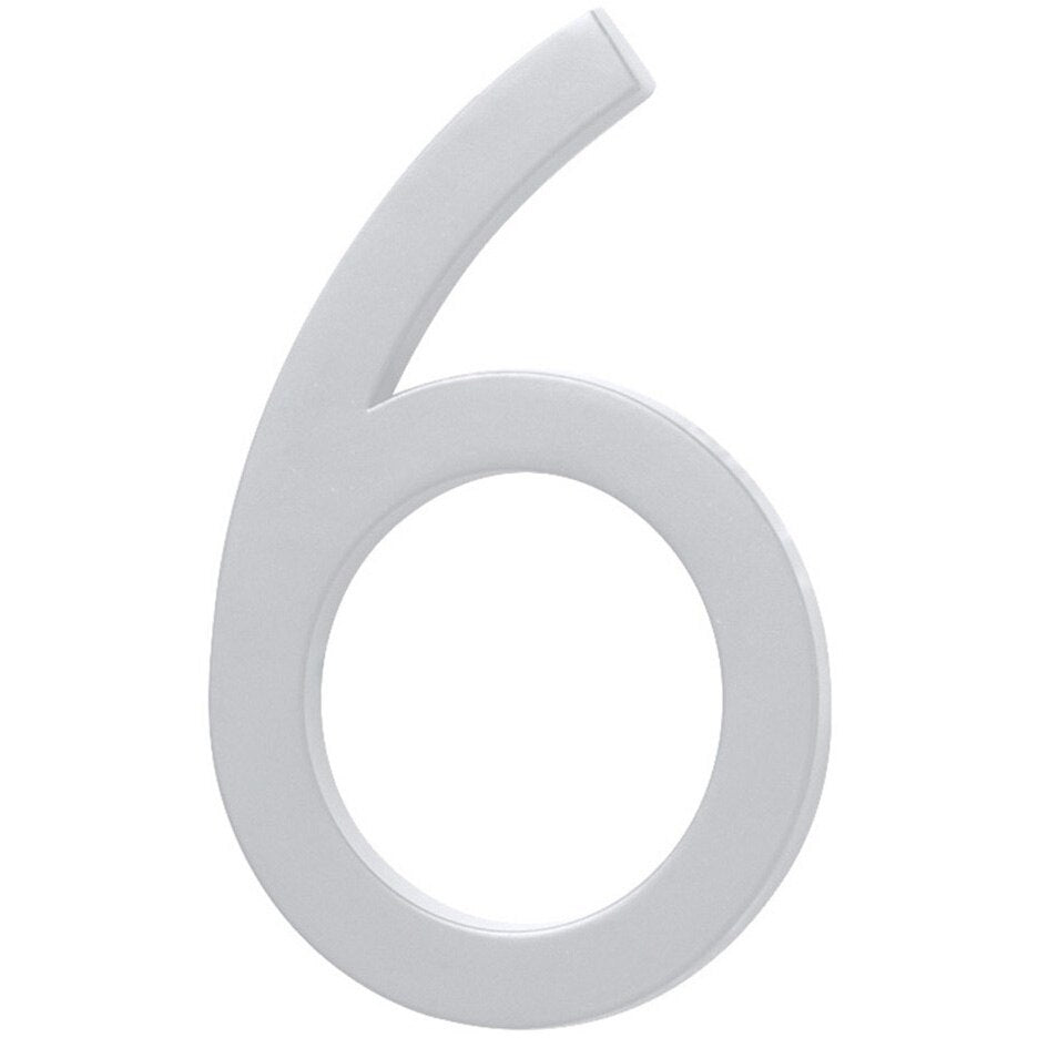 FM-6CH 6" Floating Mount House Number - Polished Chrome