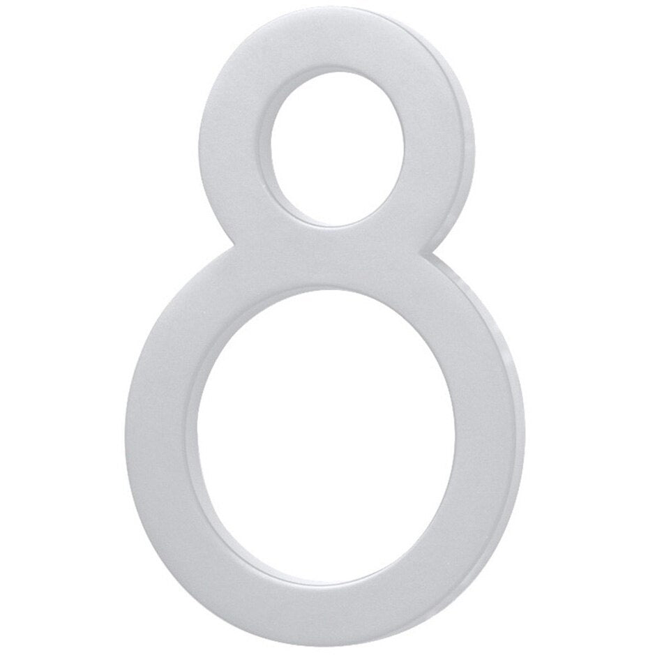FM-6CH 6" Floating Mount House Number - Polished Chrome