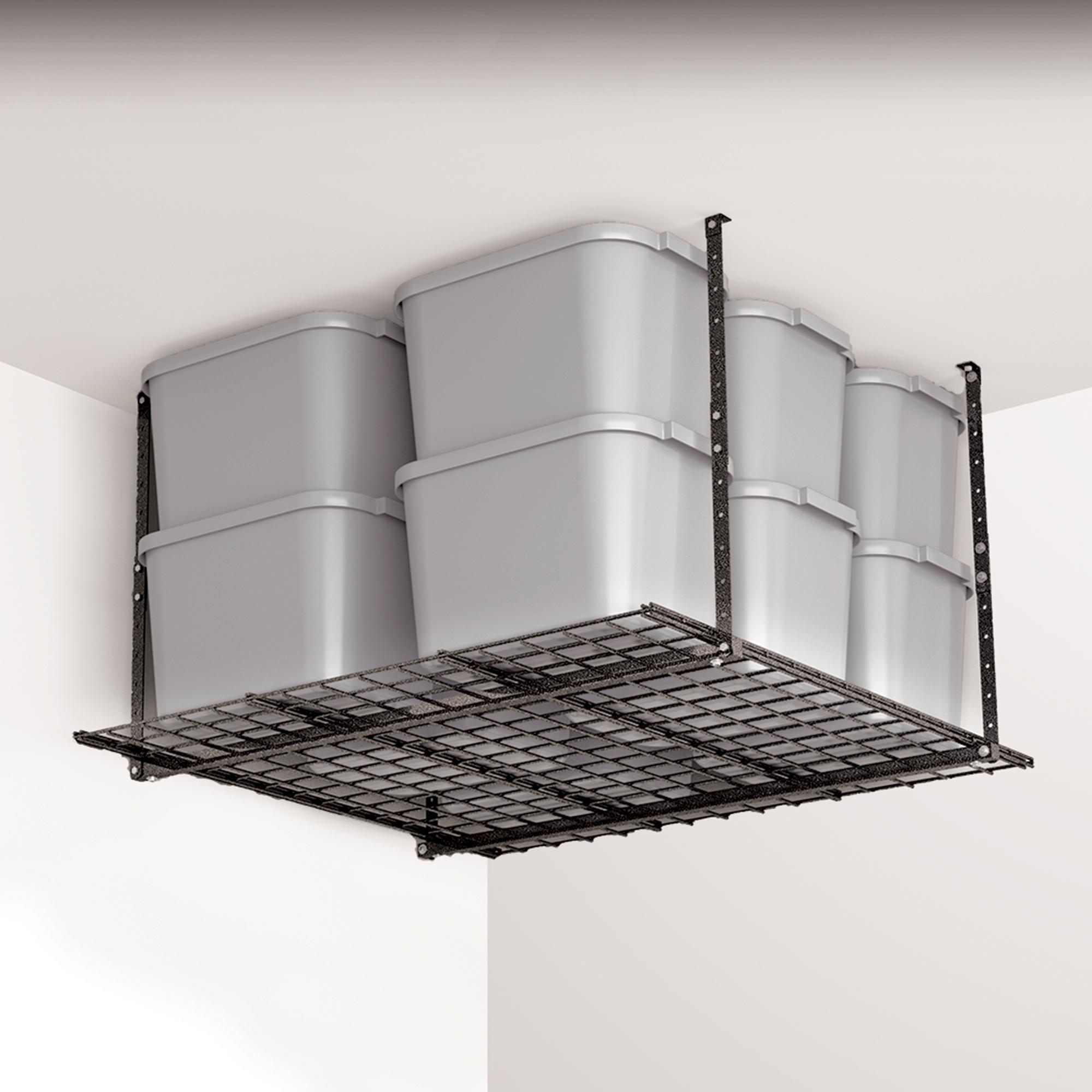 00625 45" x 45" Ceiling Storage Unit - Hammertone