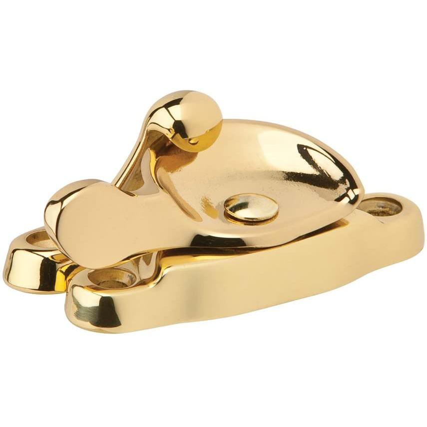 07A3 Window Lock - Polished Brass