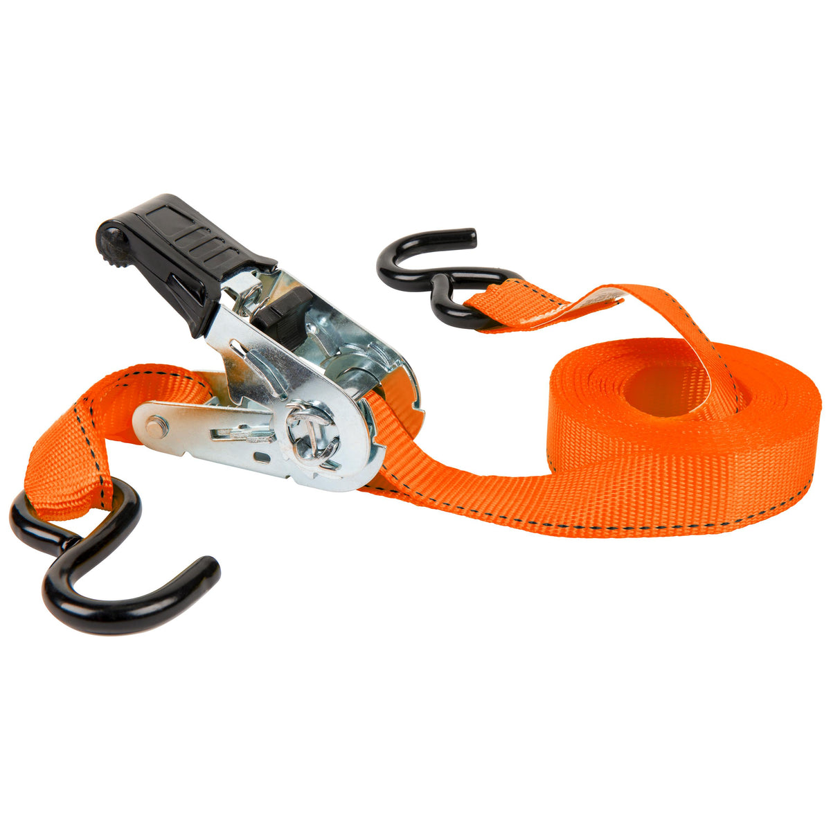 Keeper 05506-5 15' x 1" Ratchet Tie-Down 4/pk - Orange
