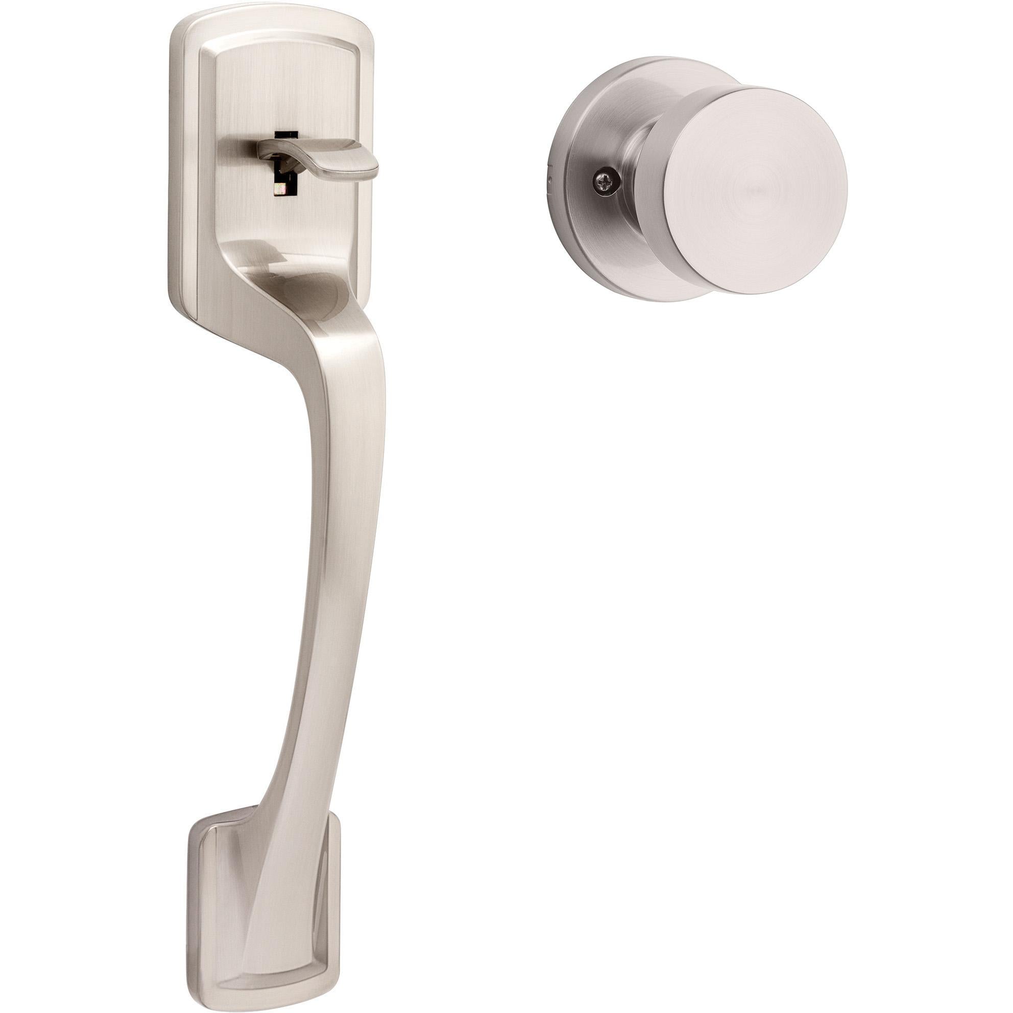 815PGHxPSK RDT 15 RBP Prague / Pismo Handleset Bottom Only - Satin Nickel