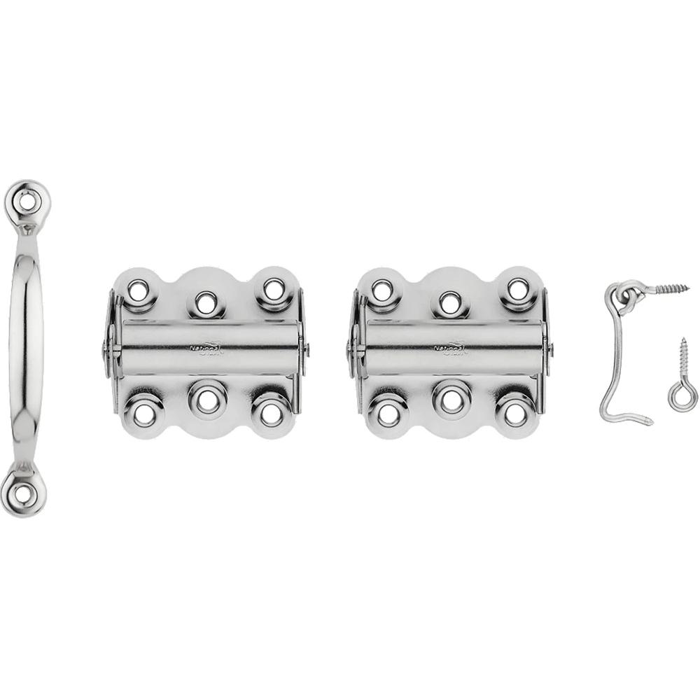 V92 Screen/Storm Door Set - Satin Stainless Steel