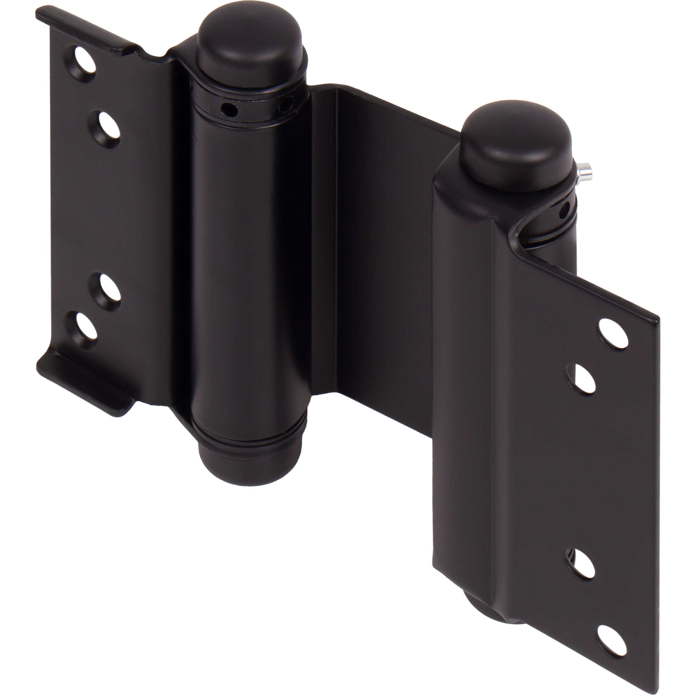 Heavy-Duty Double Acting Spring Hinge - 4" Matte Black (view 2)