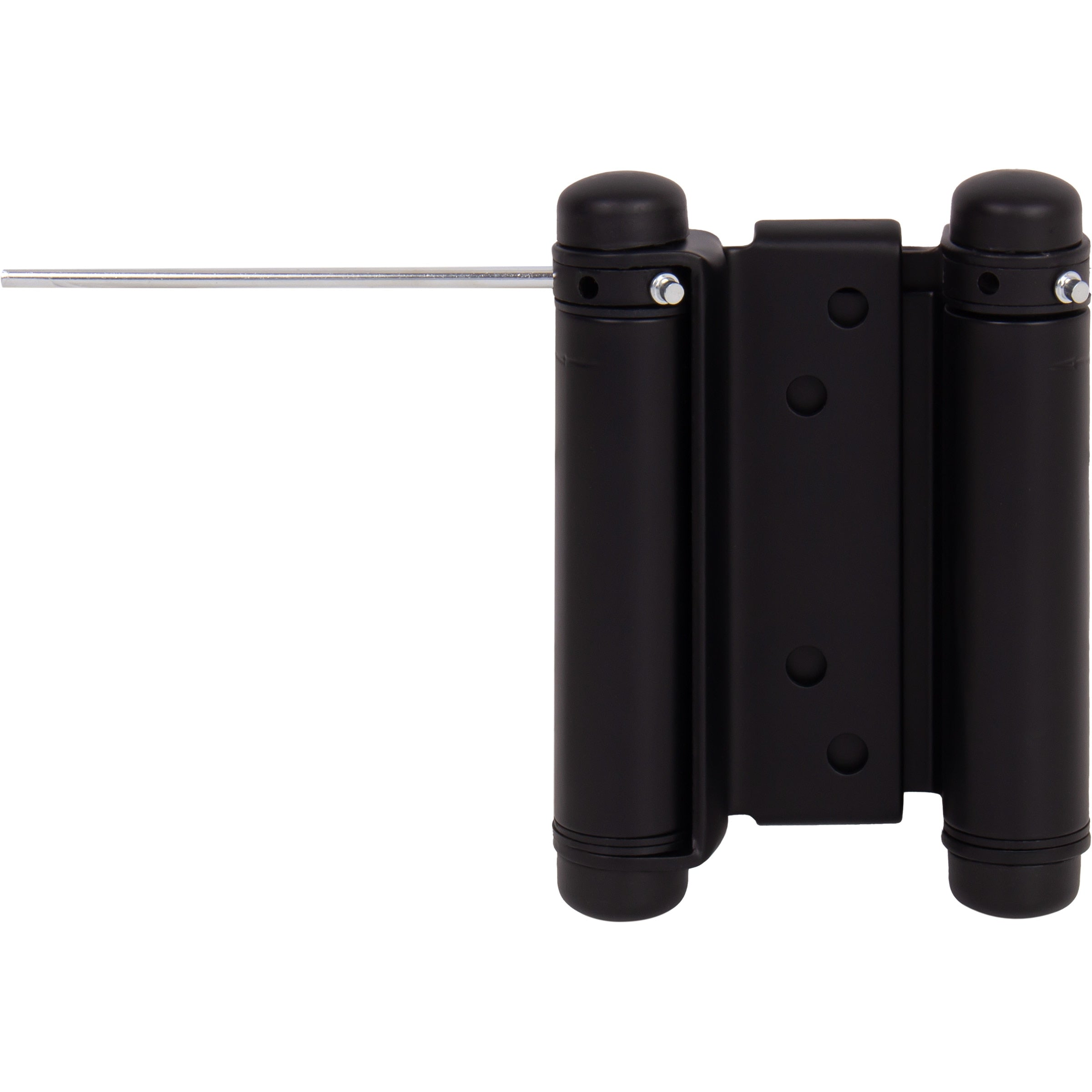 Heavy-Duty Double Acting Spring Hinge - 4" Matte Black (view 3)
