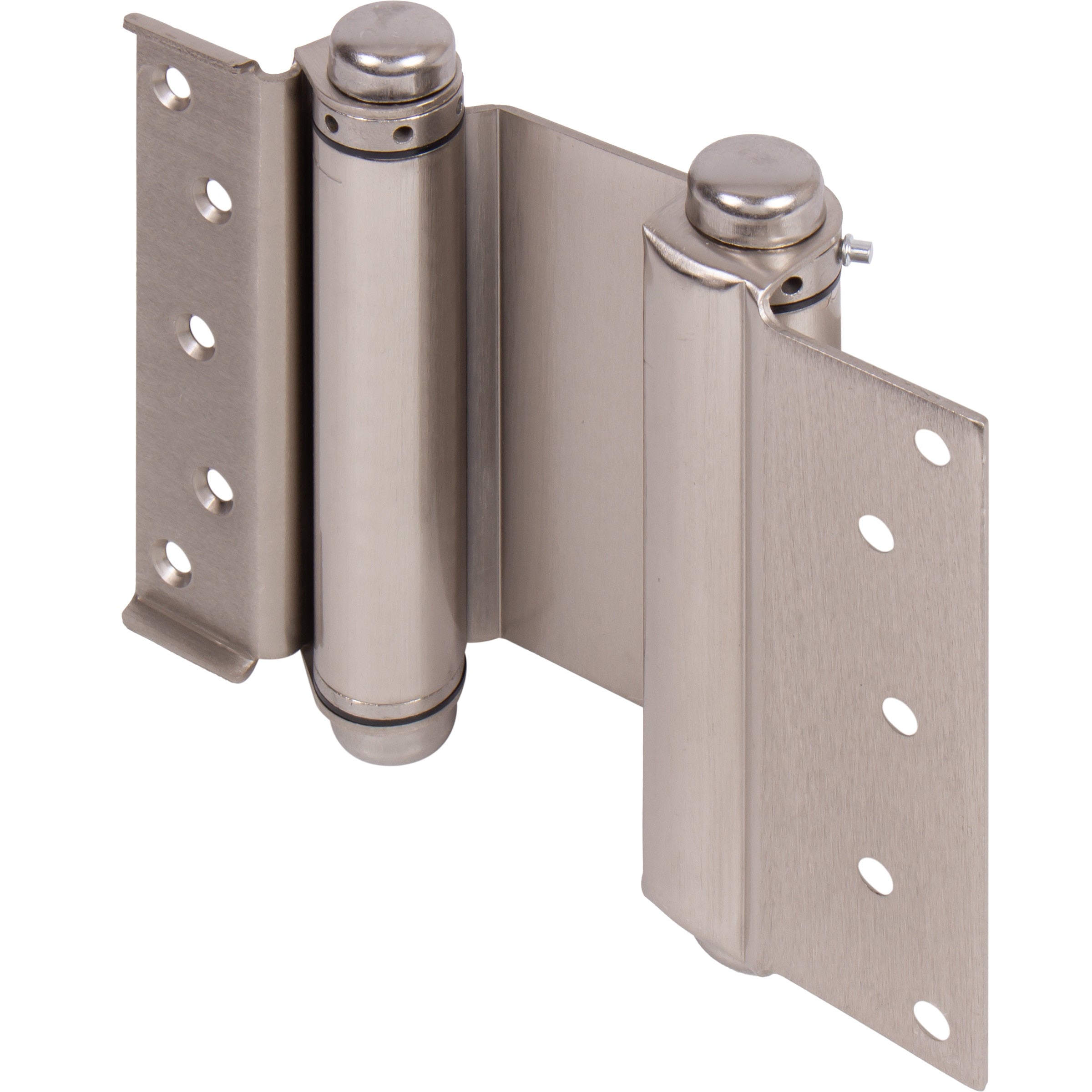Heavy-Duty Double Acting Spring Hinge - 6" Satin Nickel (view 2)