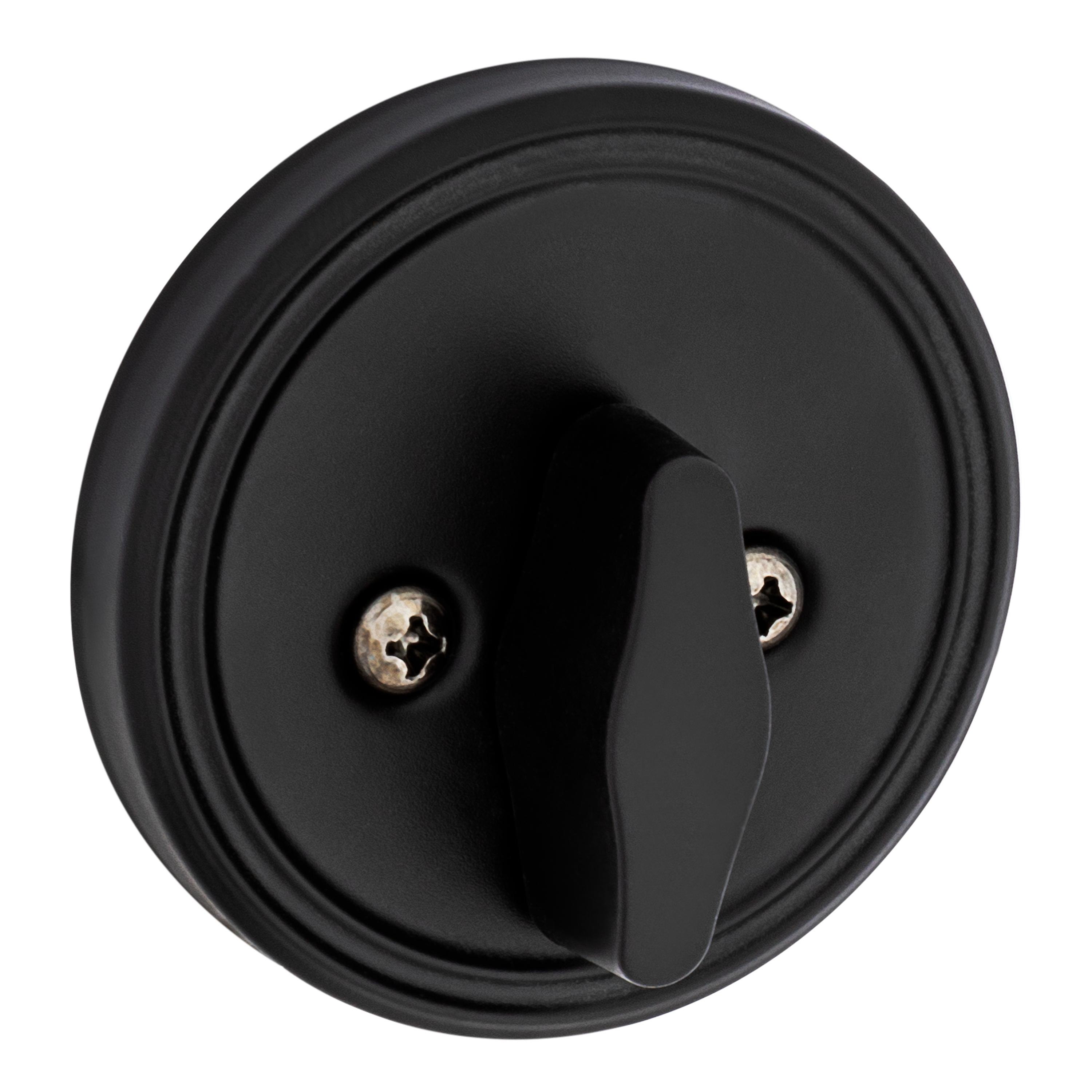 Safe Lock - Single Cylinder Deadbolt for Entry Door - Matte Black