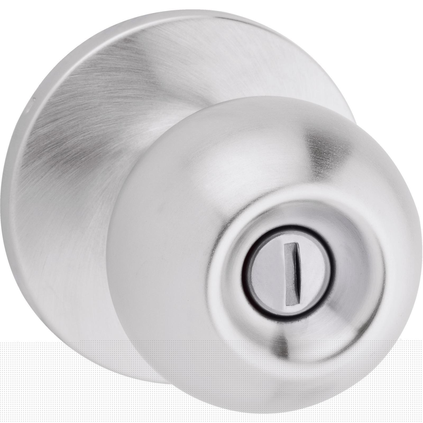 Safe Lock - Regina Knob - Satin Chrome