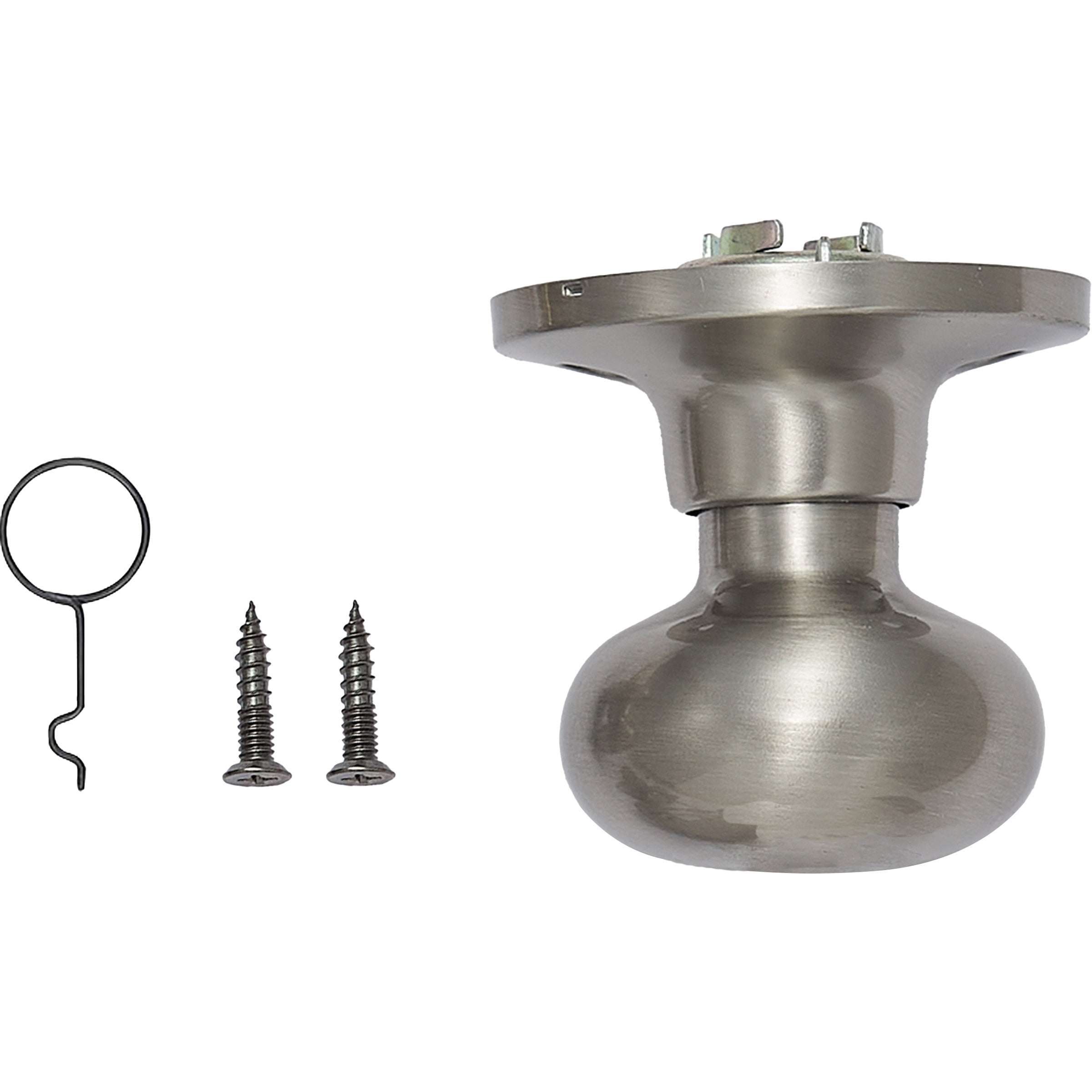 Safe Lock - Athens Knob - Satin Nickel