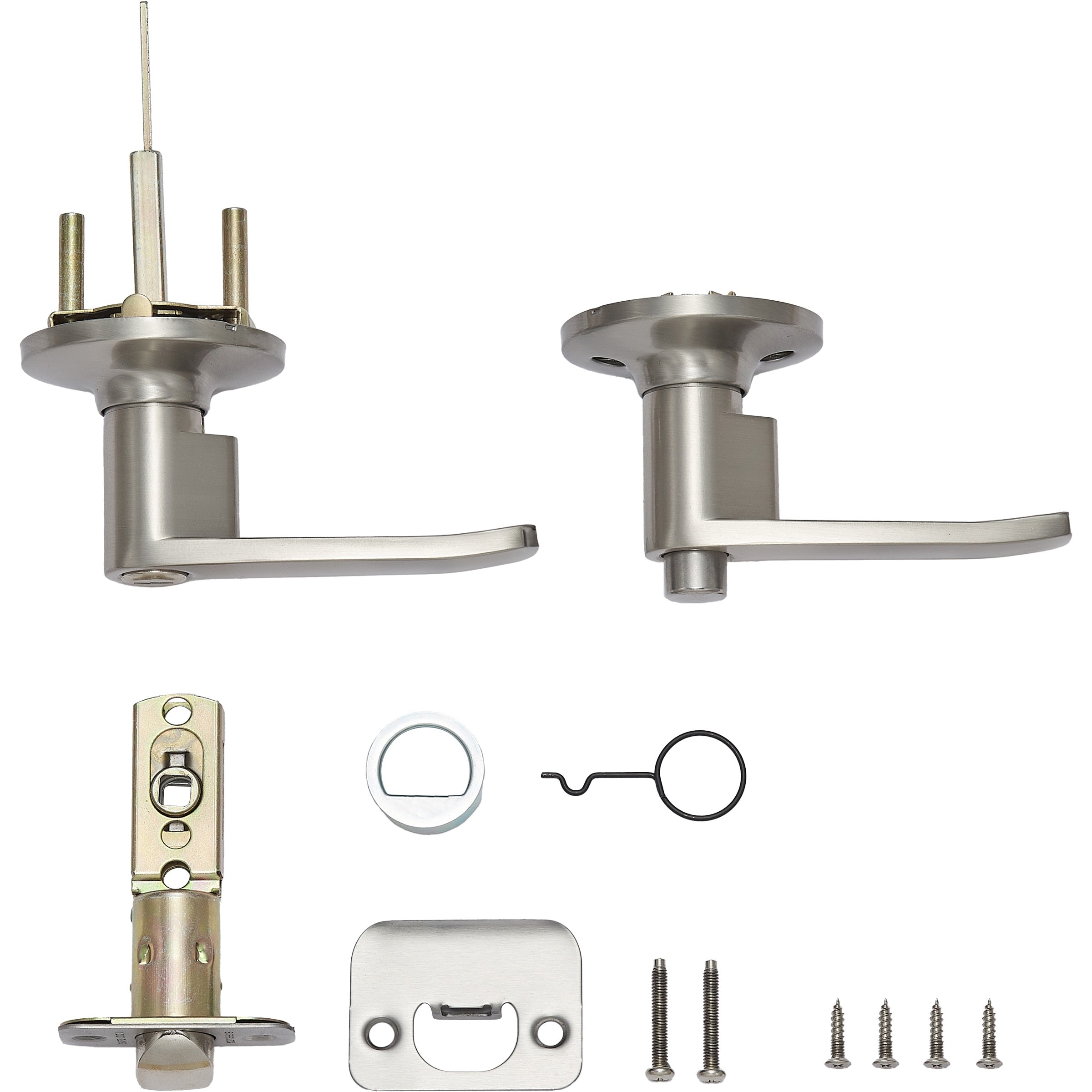Safe Lock - Winston Lever - Satin Nickel