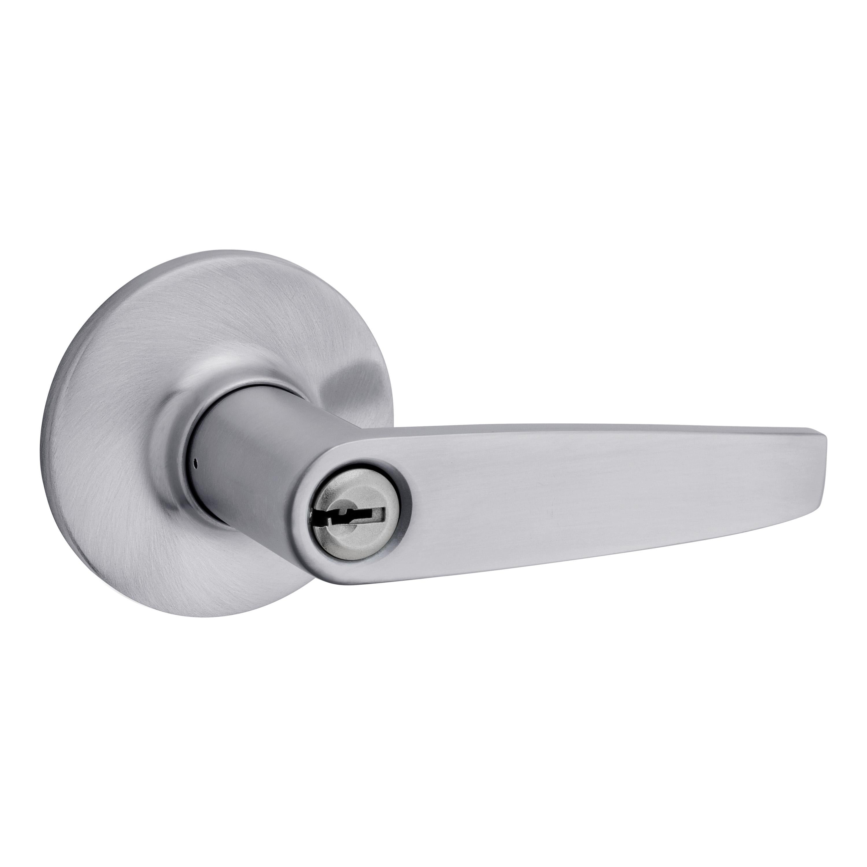 Safe Lock - Winston Lever - Satin Chrome