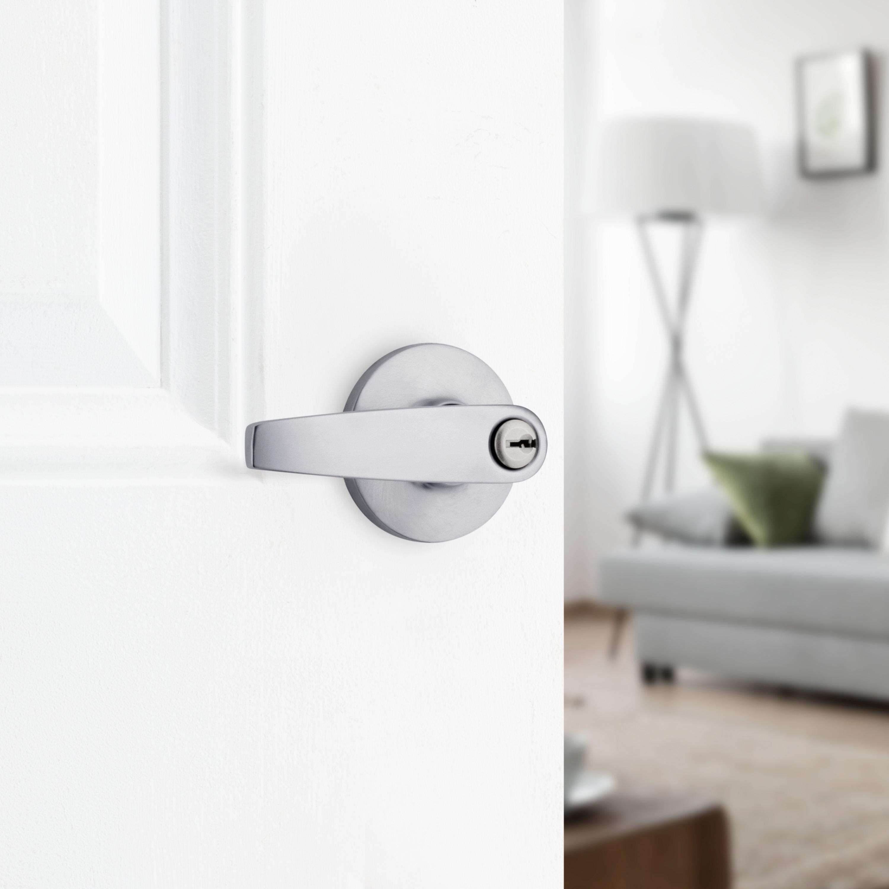 Safe Lock - Winston Lever - Satin Chrome