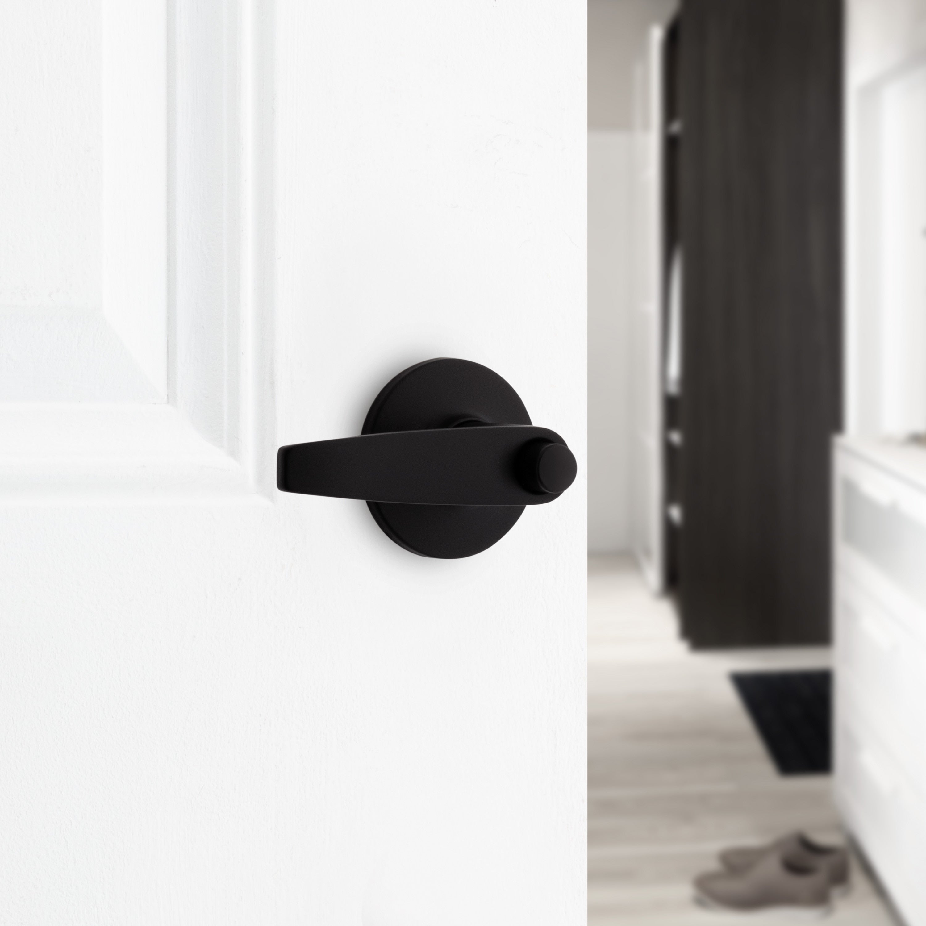 Safe Lock - Winston Lever - Matte Black