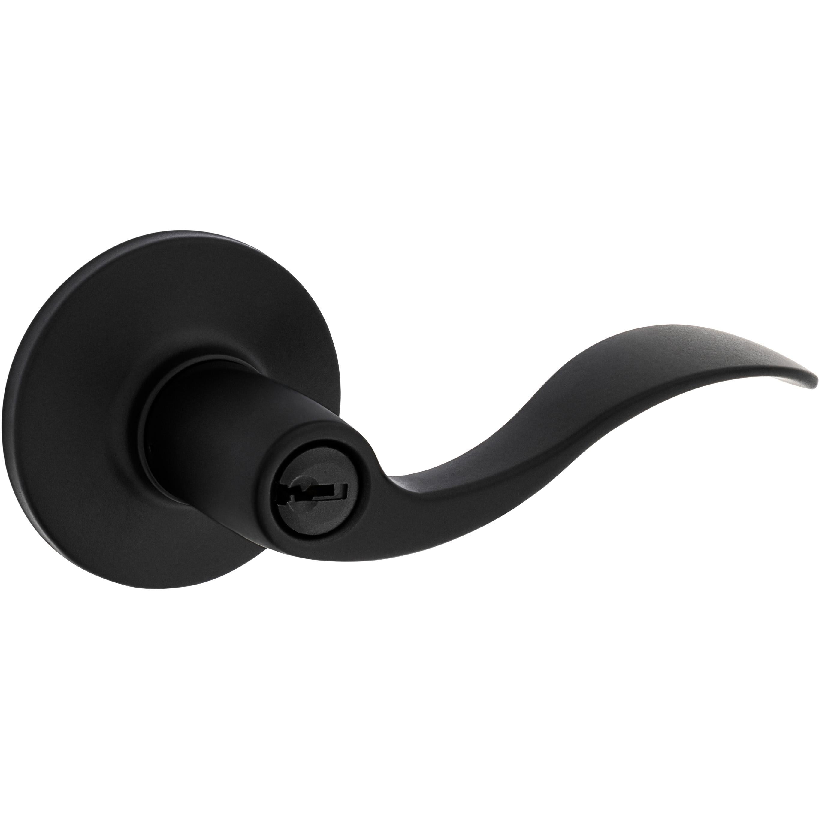 Safe Lock - Layton Lever - Matte Black