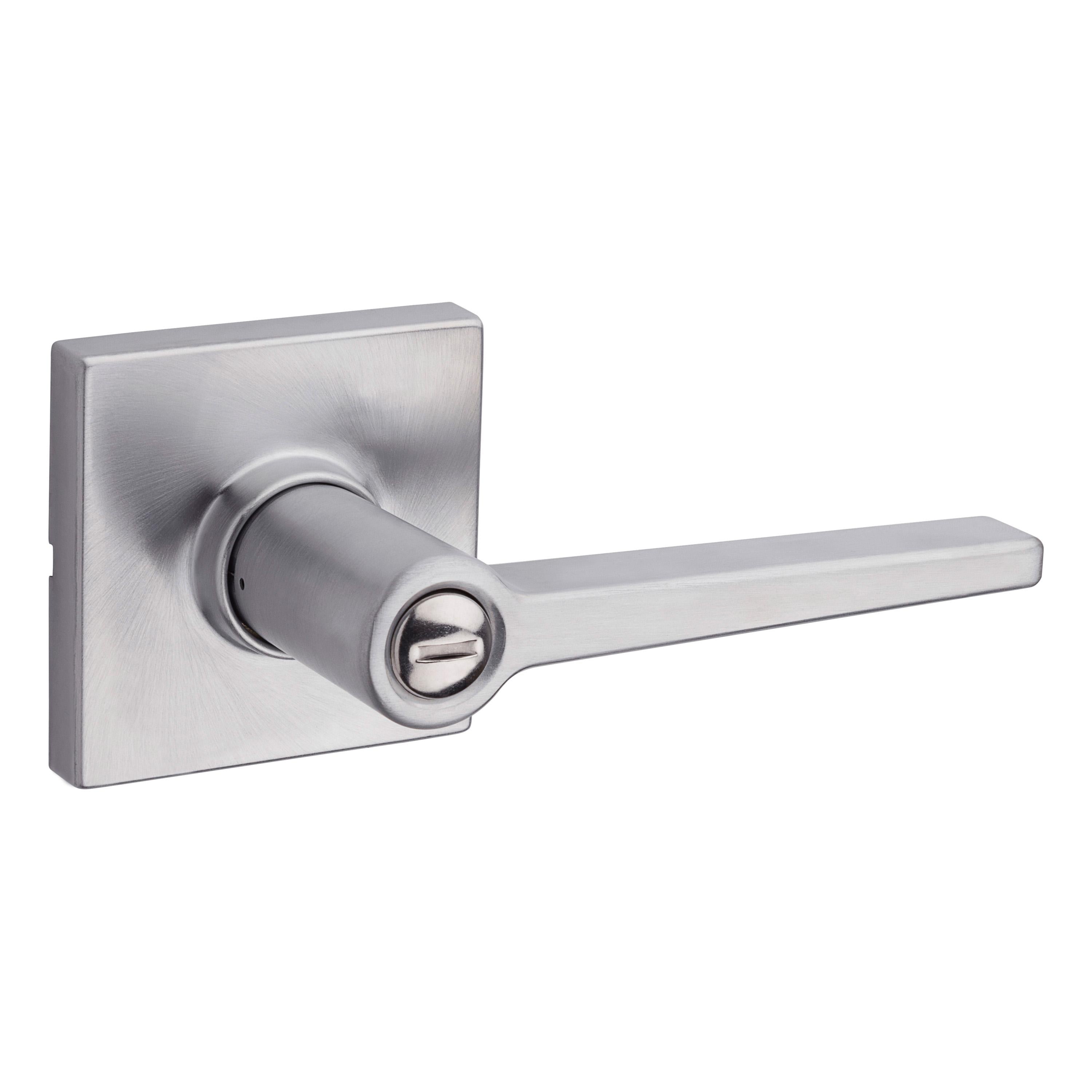 Safe Lock - Daylon Square Rose Lever - Satin Chrome