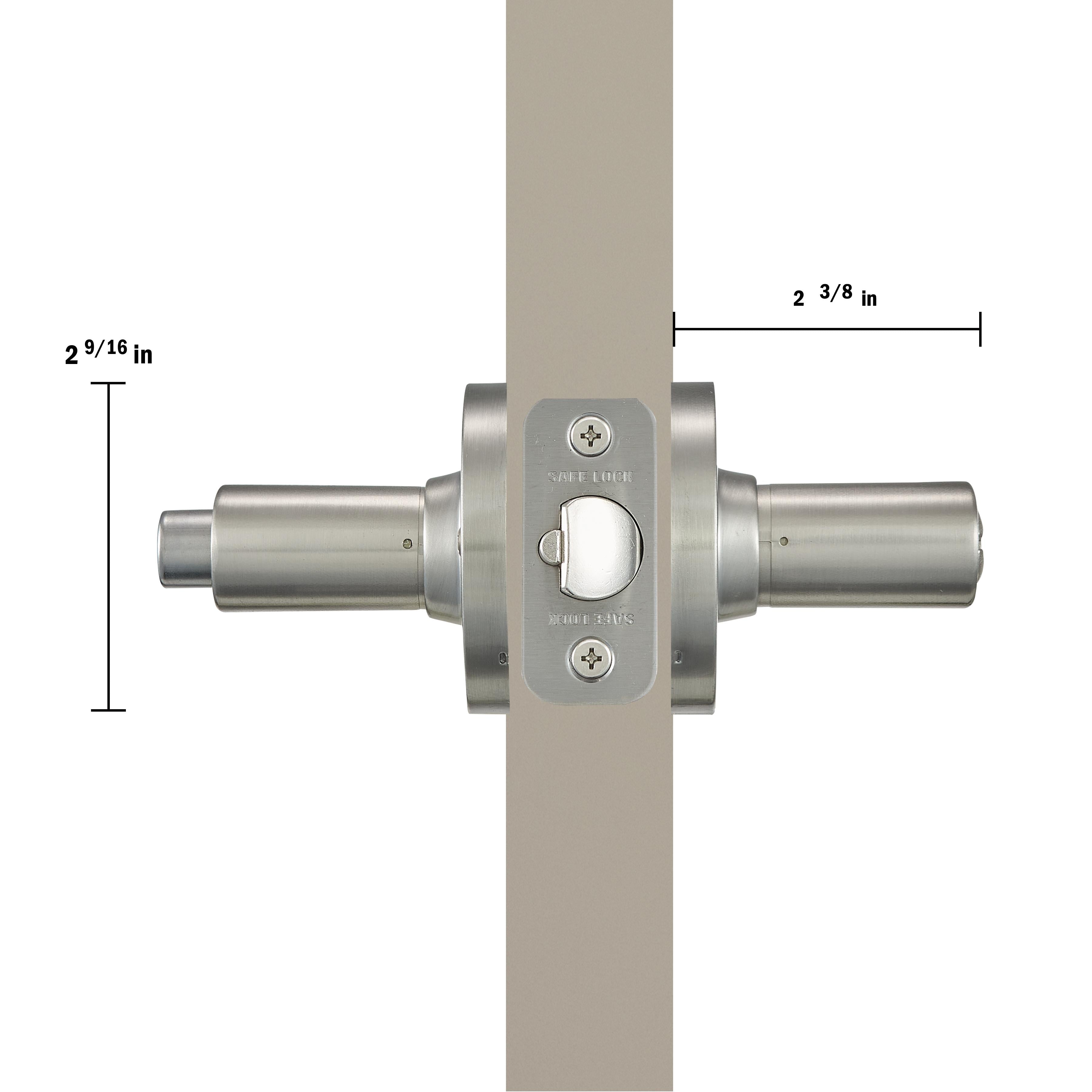 Safe Lock - Daylon Lever - Satin Nickel