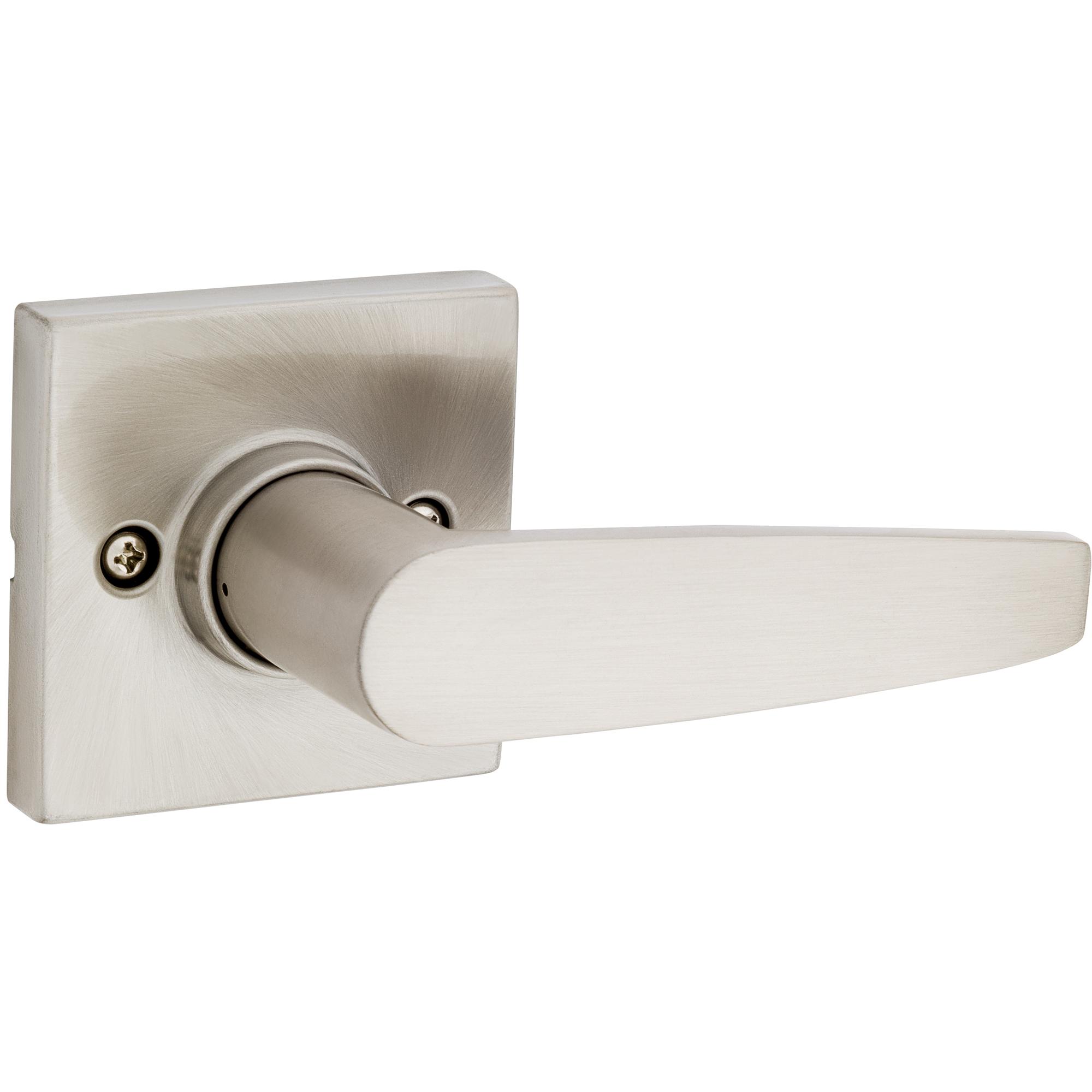 Safe Lock - Winston Square Rose Lever - Satin Nickel