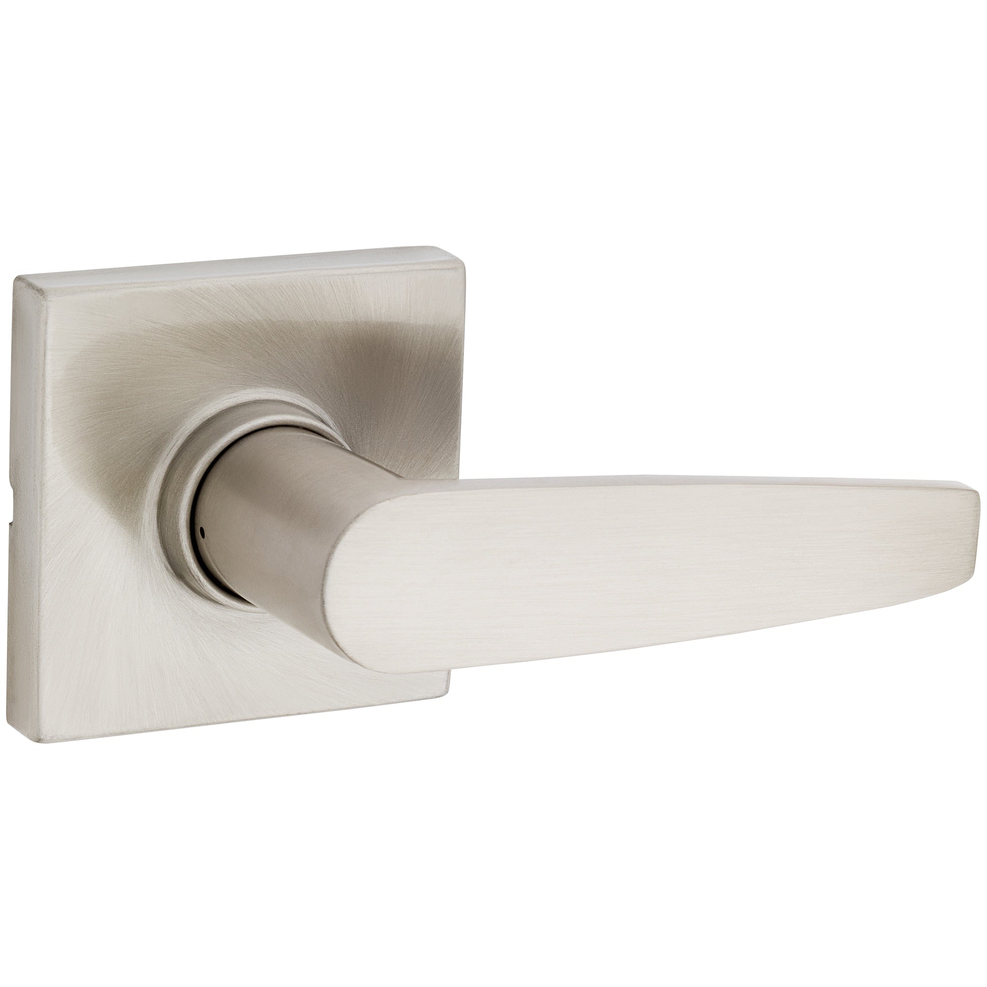 Safe Lock - Winston Square Rose Lever - Satin Nickel