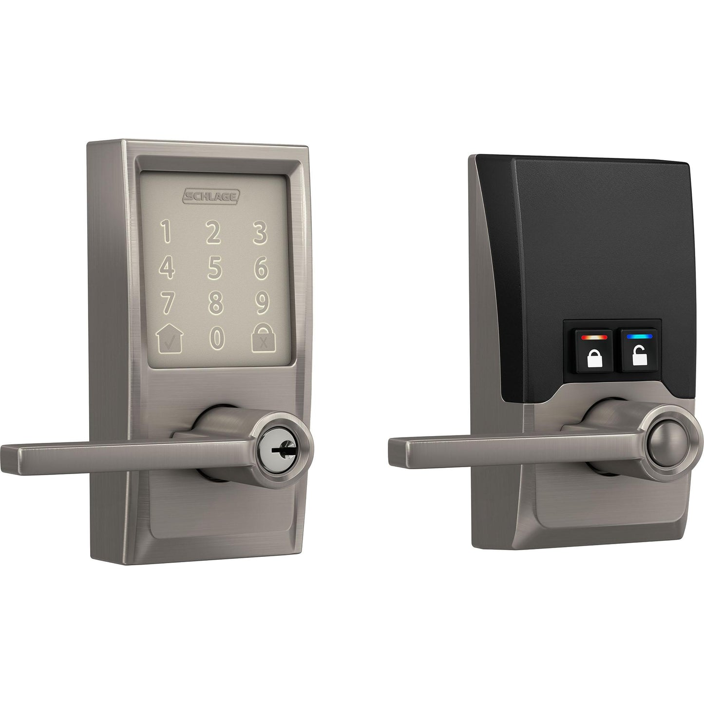 Encode Smart WiFi Lever with Latitude Lever and Century Trim