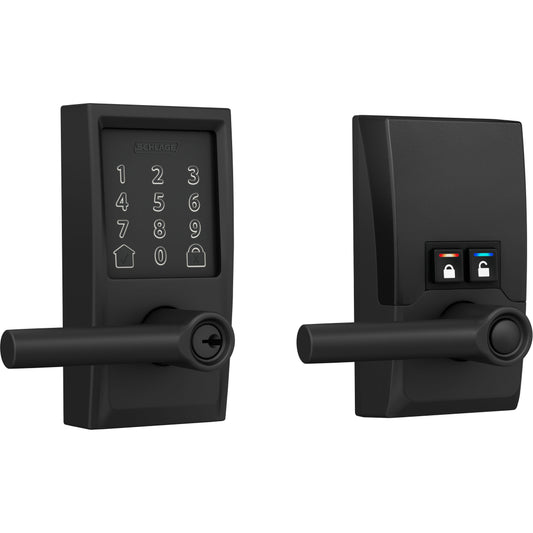 Encode Smart WiFi Lever with Broadway Lever and Century Trim