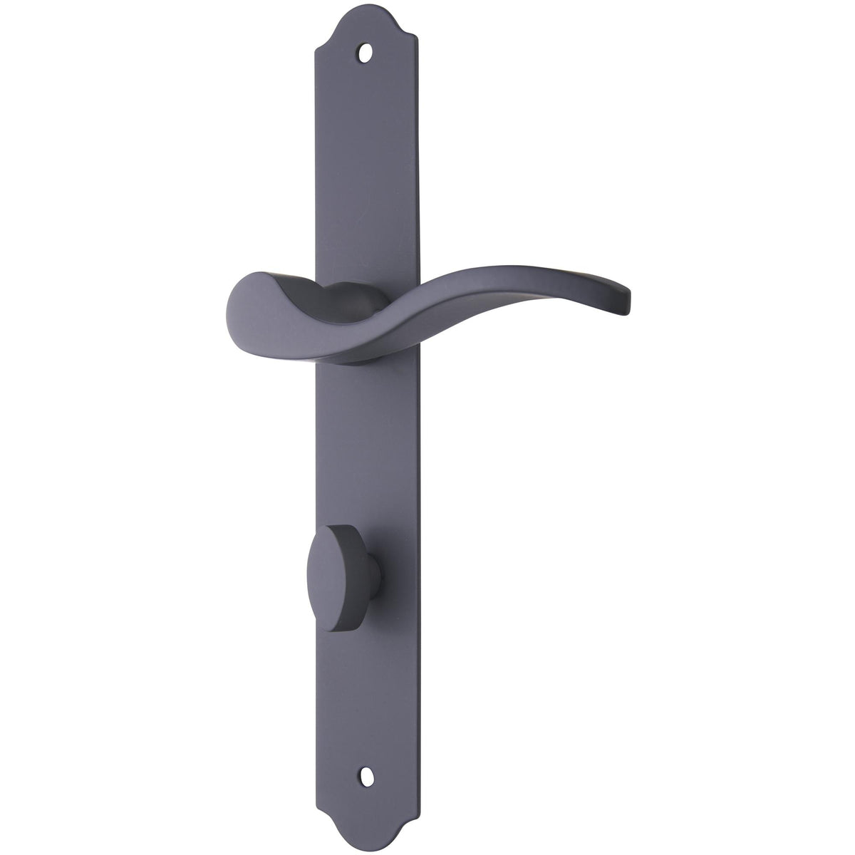 VMT115 Serenade Mortise Keyed Lever Latch with 1-Cyl Deadbolt - Matte Black