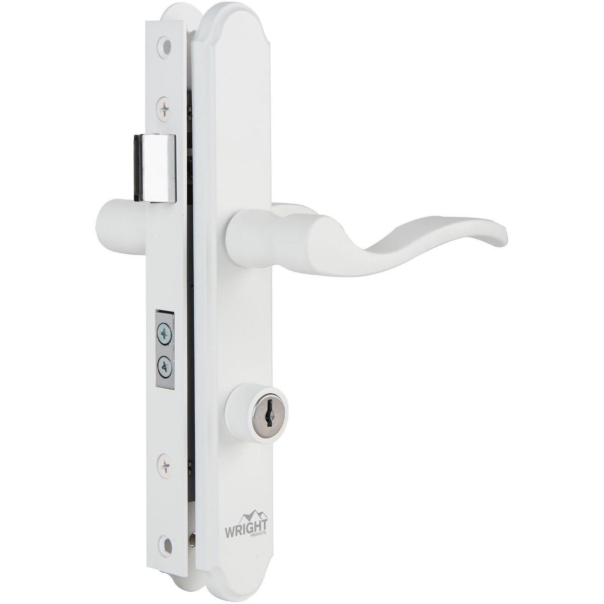 VMT115 Serenade Mortise Keyed Lever Latch with 1-Cyl Deadbolt - White