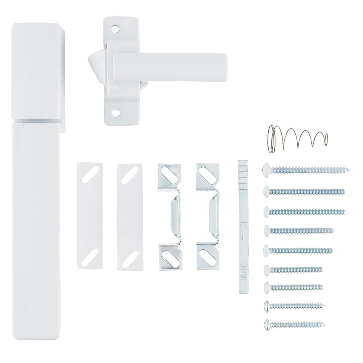 VF338 Alto Free Hanging Push Button Latch - White