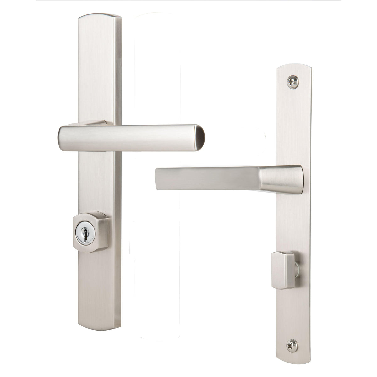 VMT117 Ventana Mortise Keyed Lever Latch with 1-Cyl Deadbolt - Satin Nickel