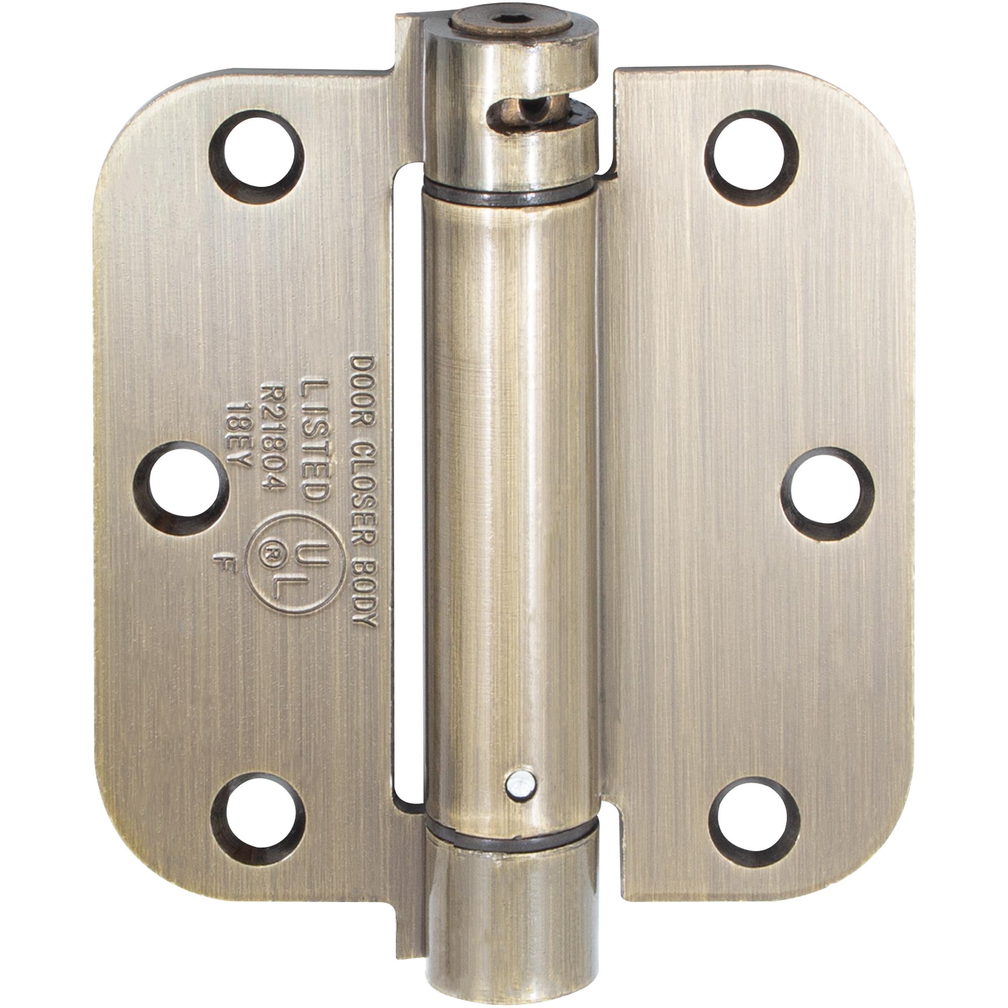 Adjustable Spring Hinge, 3-1/2 Inches