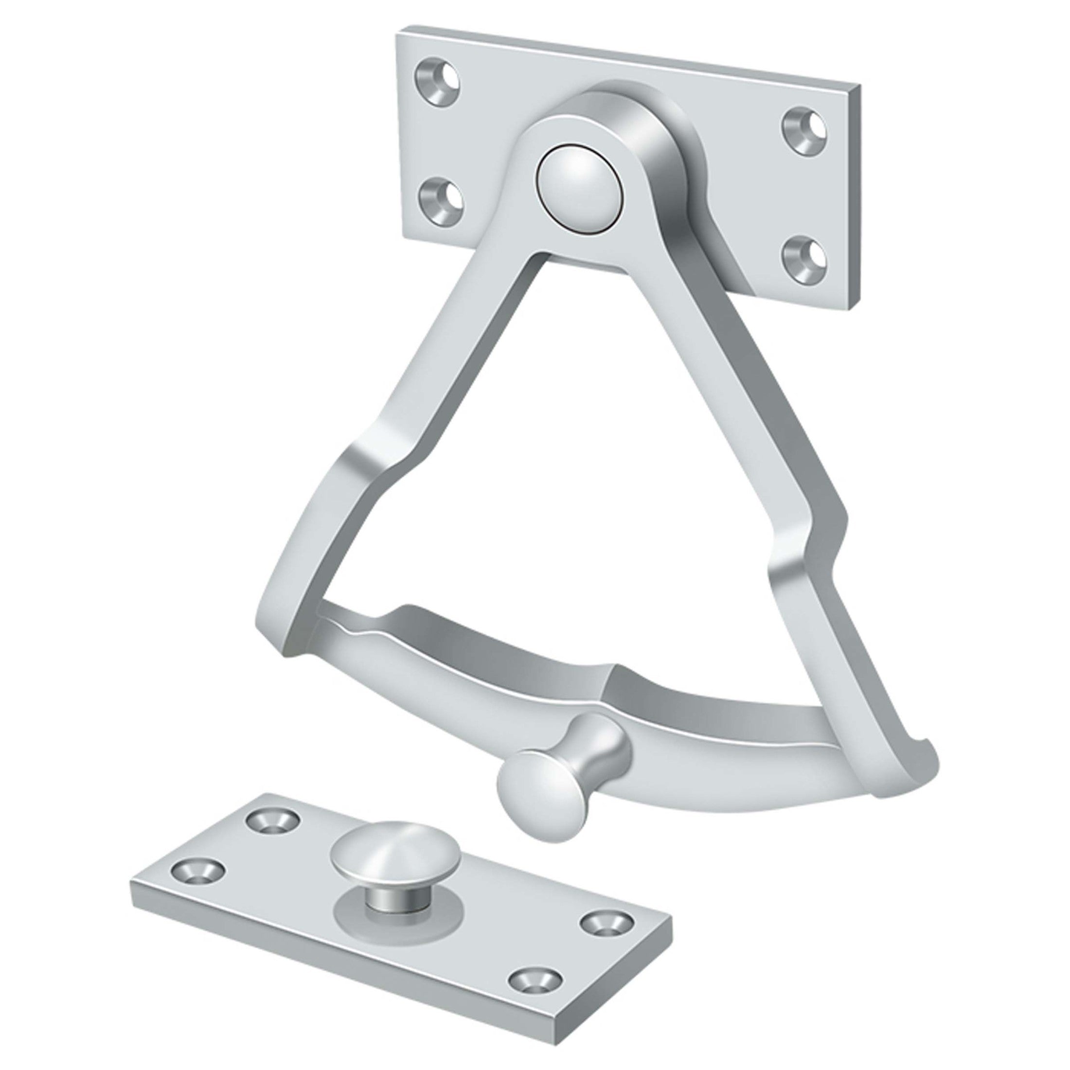 Dutch Door Quadrant Finish: Polished Chrome