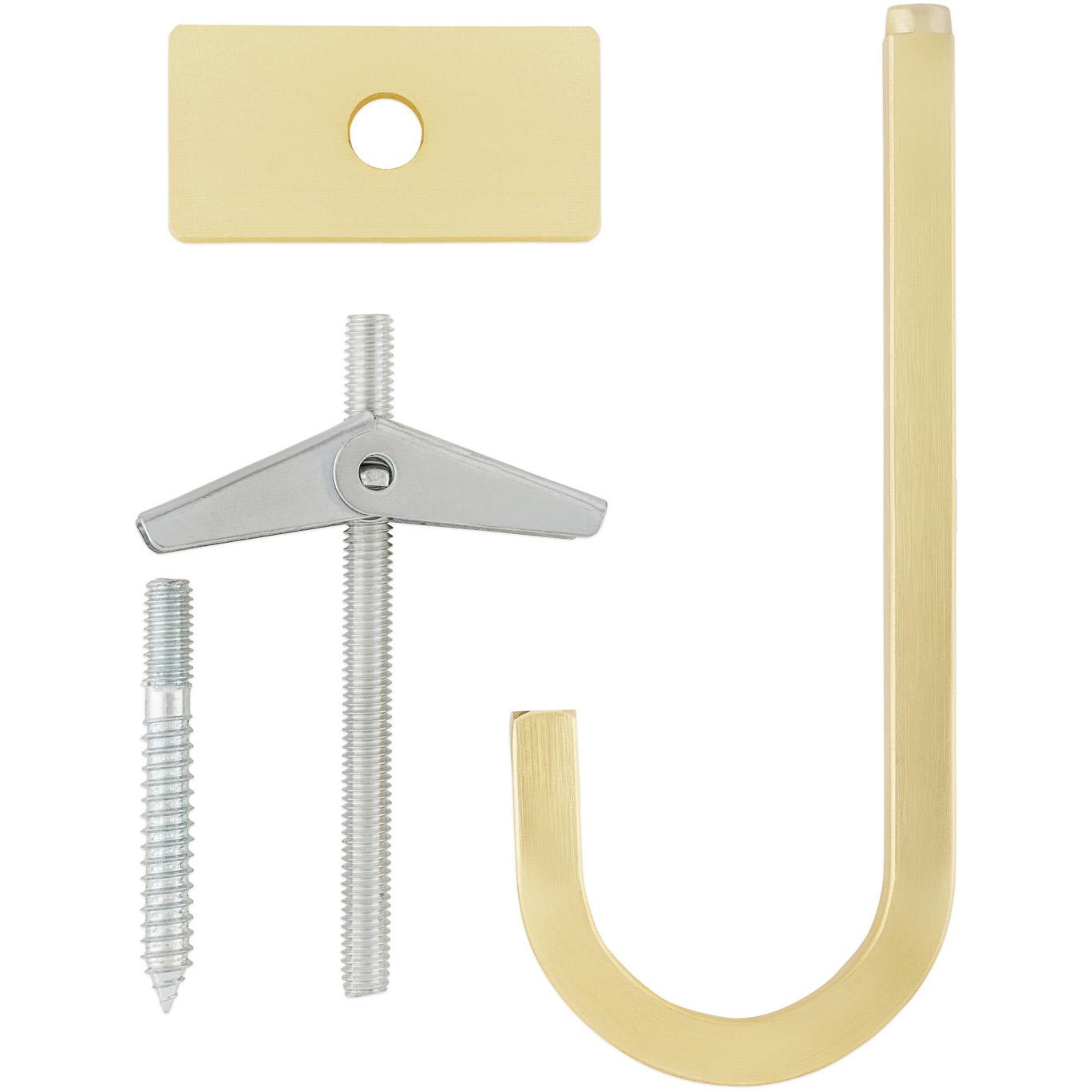 National Hardware - N275-533 - V2647 - 5" Extended Ceiling Hook in Brushed Gold