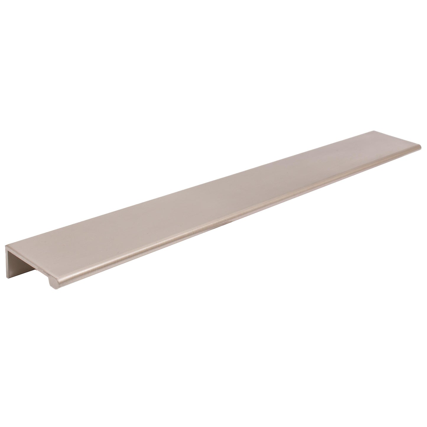 Stone Harbor Hardware Cabinet Edge Pull, 12 Inches, 13-1/4" Overall Length, Satin Nickel