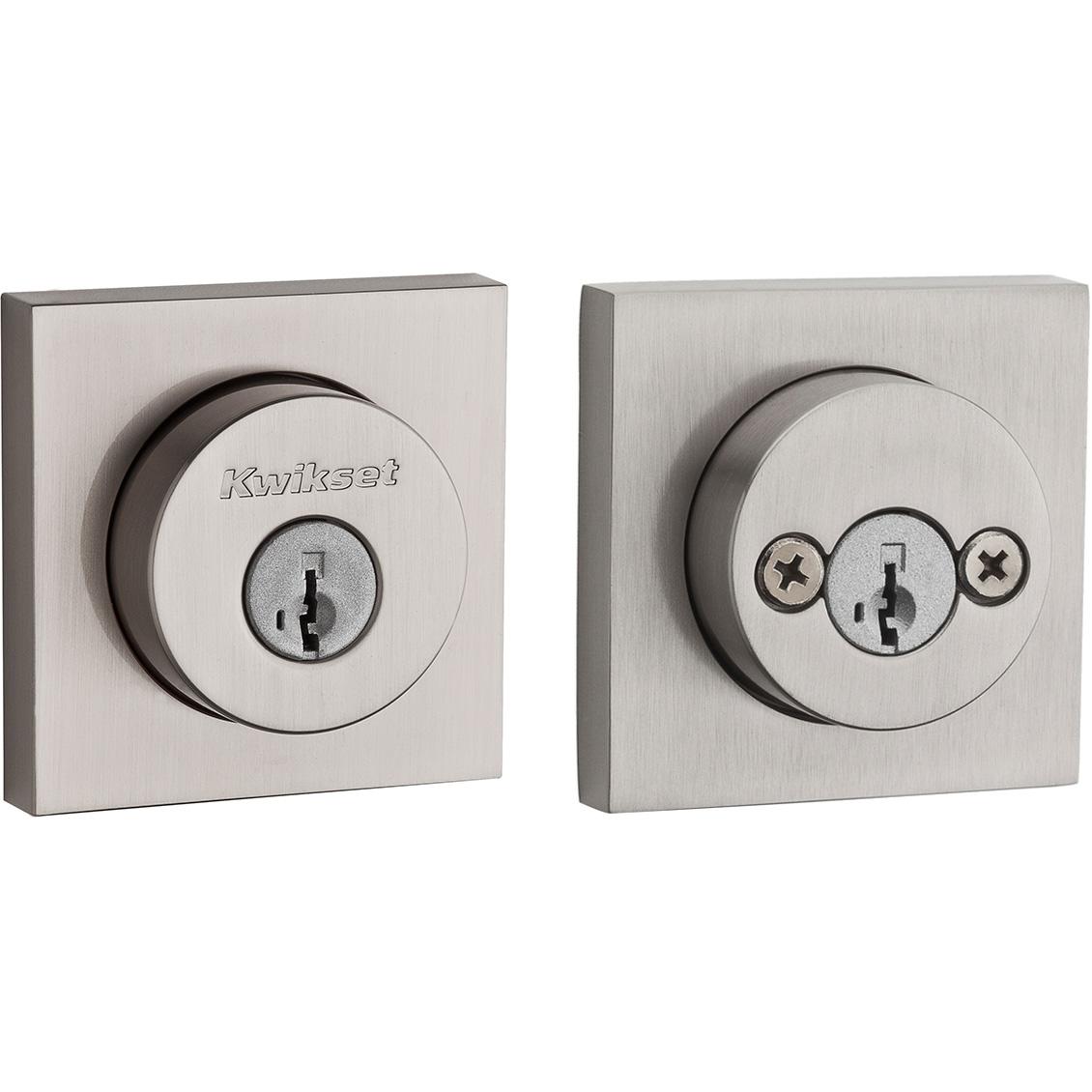 159 SQT 15 SMT 6AL STRKP K3 Halifax 2-Cyl Deadbolt - Satin Nickel