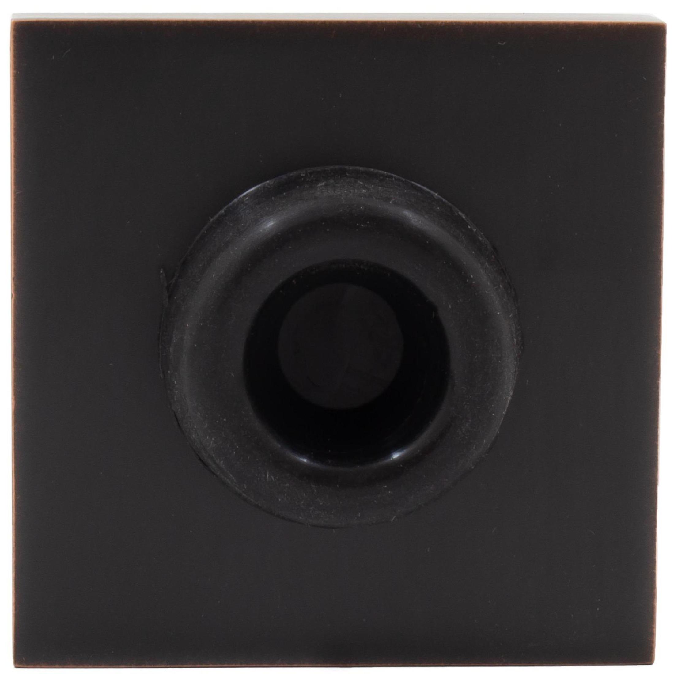 Contemporary Square Wall Door Stop, 2-1/4 Inches