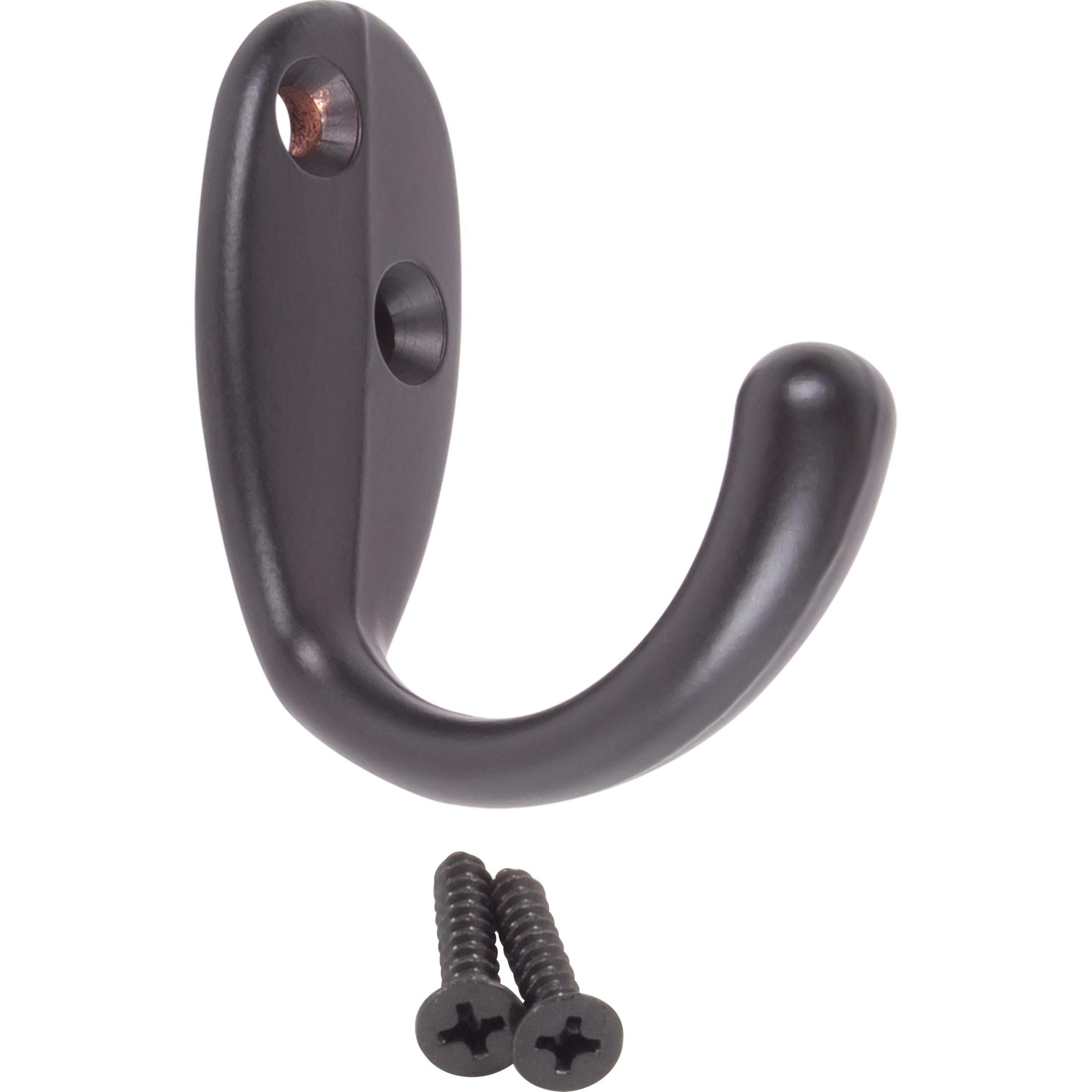 Single Robe Hook 1-15/16" High, 1-5/8" Projection