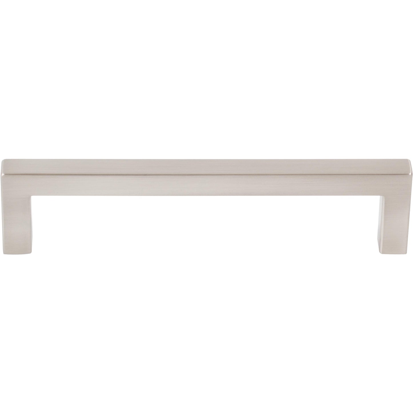 Stone Harbor Hardware Contemporary Square Cabinet Pull, 128 Millimeters, Zinc Base Material, Satin Nickel