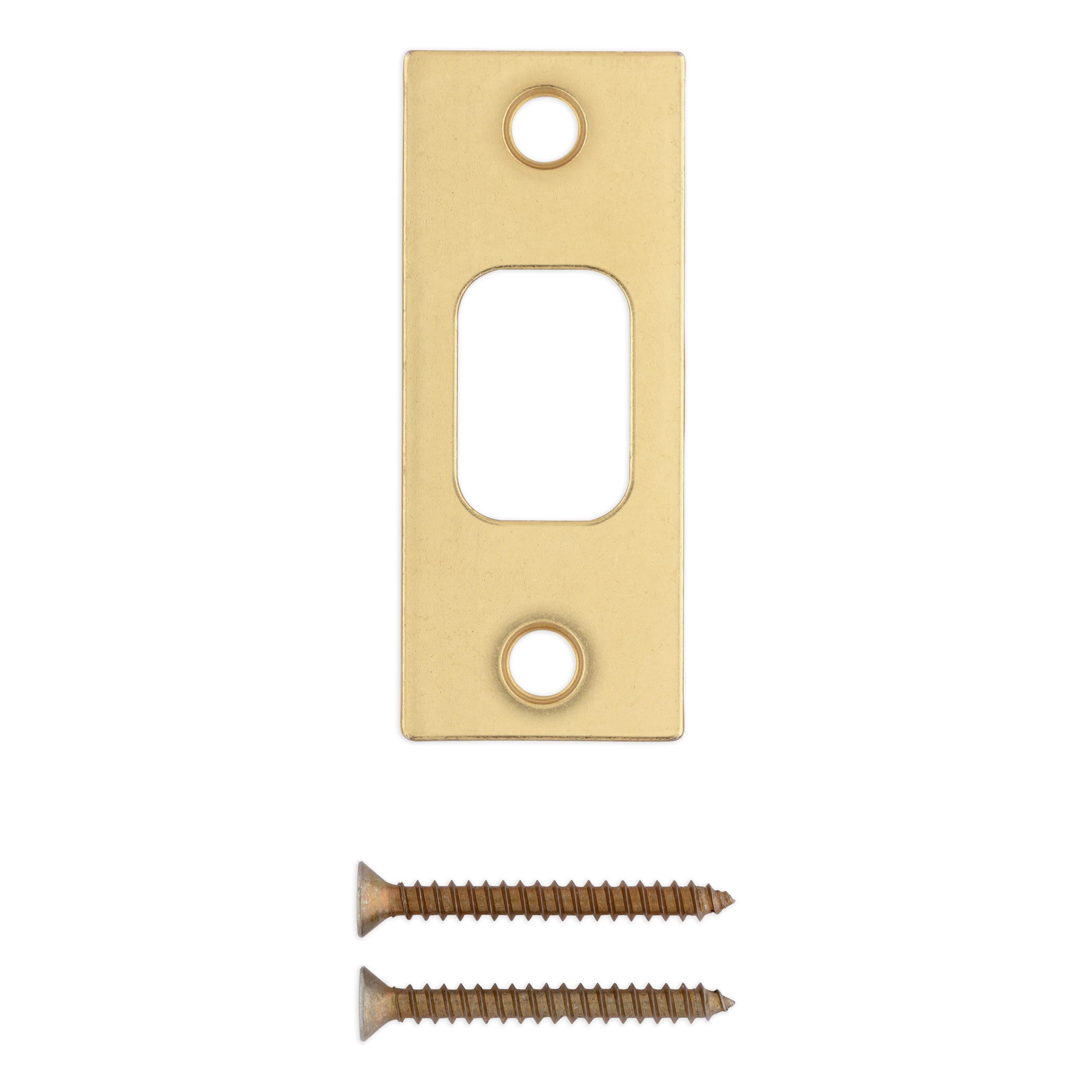85278-001 1-1/8" x 2-3/4" SC Deadbolt Strike - Polished Brass