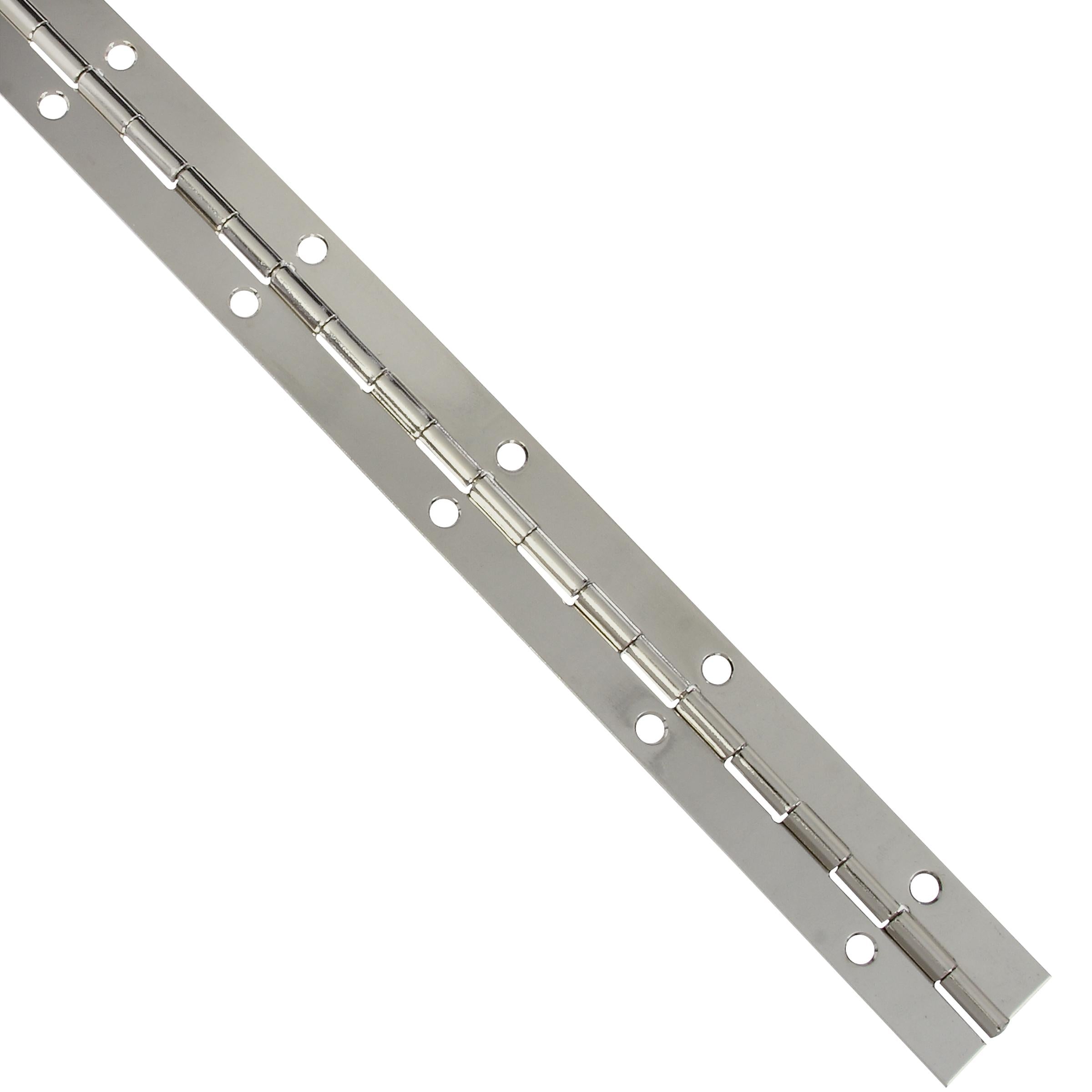 V570 12" x 1-1/16" Continuous Hinge - Nickel