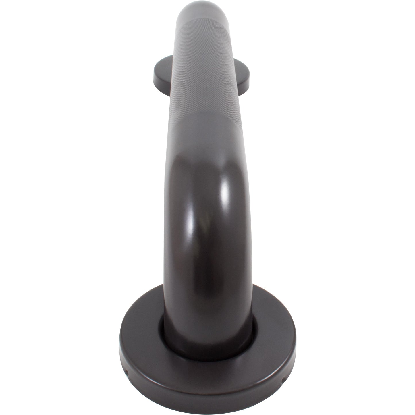 Stone Harbor Hardware Knurled Grab Bar, 12 Inches, 1-1/2" Diameter, 1-1/2" Wall Clearance, Concealed Screws, Dark Bronze