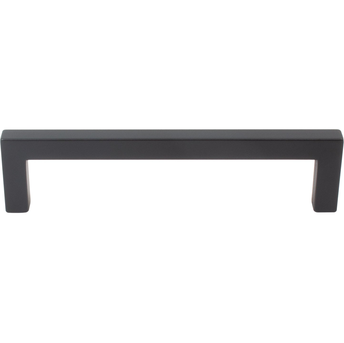 Stone Harbor Hardware Contemporary Square Cabinet Pull, 128 Millimeters, Zinc Base Material, Matte Black